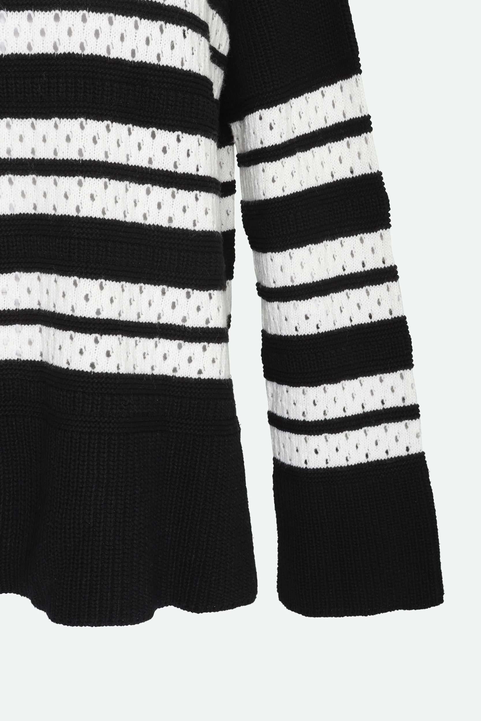 Twinset Maglia Tricot Bianca e Nera