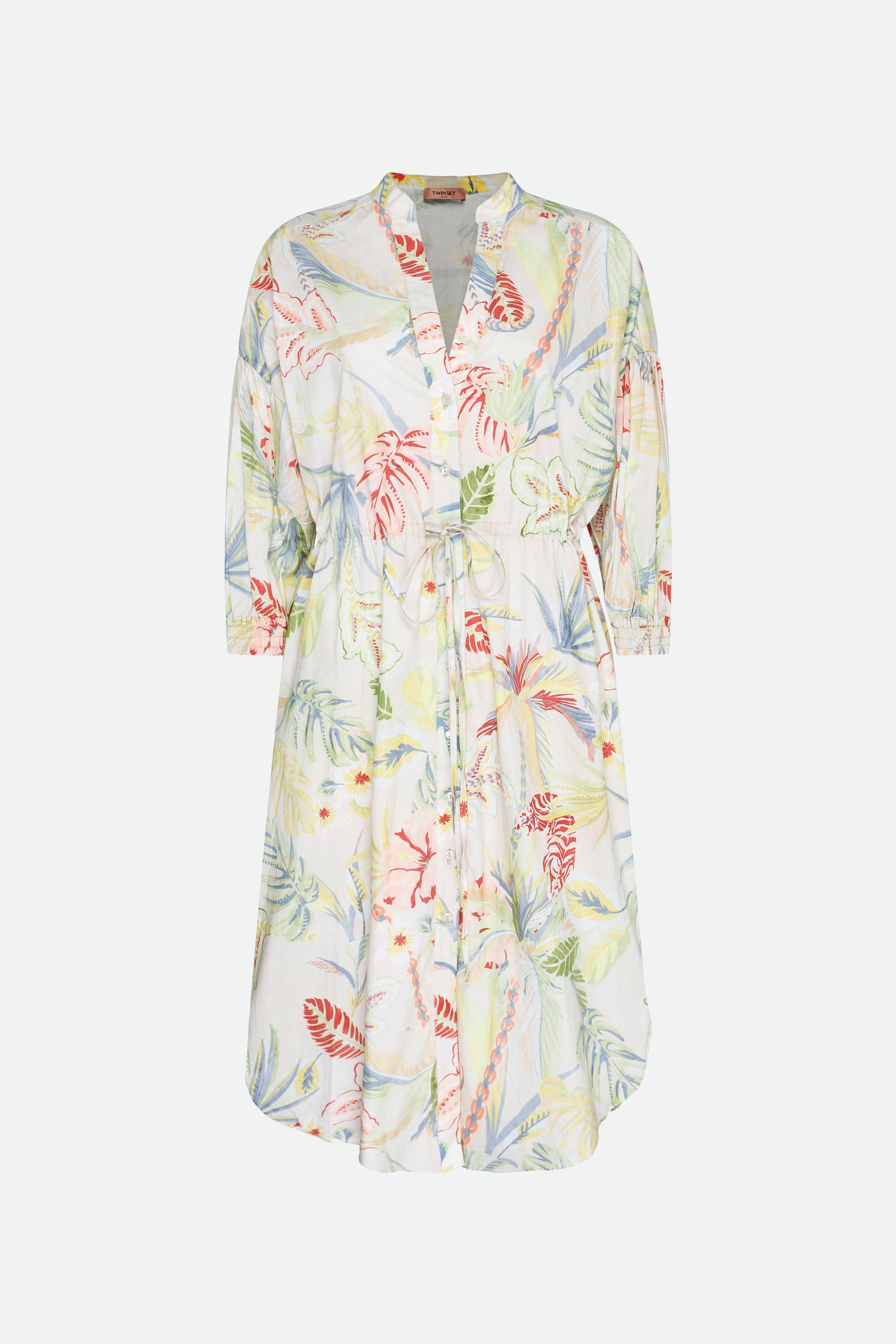 Twinset Abito Chemisier Floreale