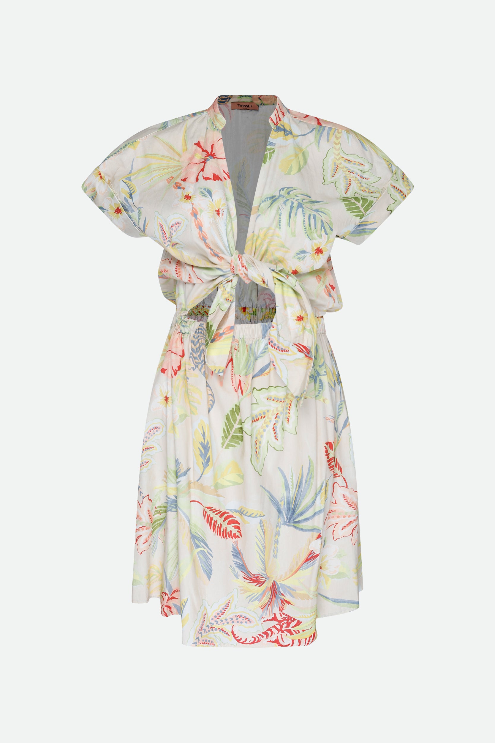 Twinset Abito Floreale Multicolore