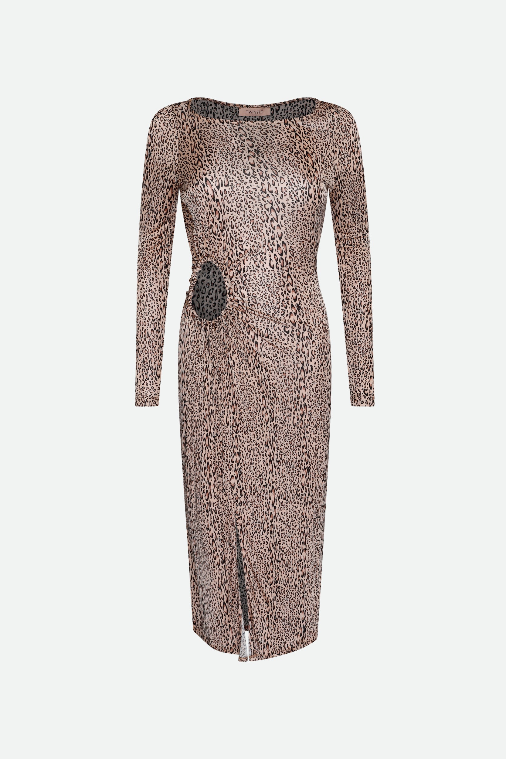 Twinset Abito Stampa Animalier