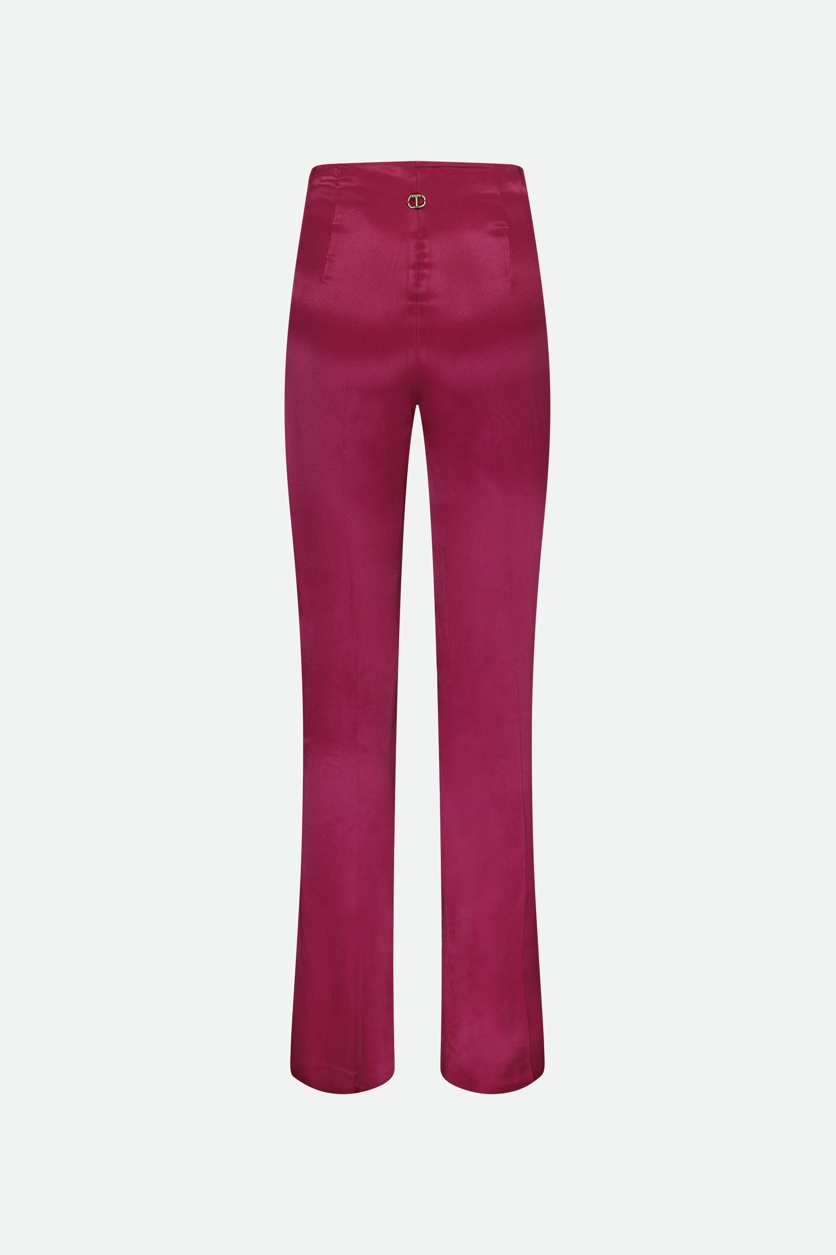 Twinset Satin Pants in Purple