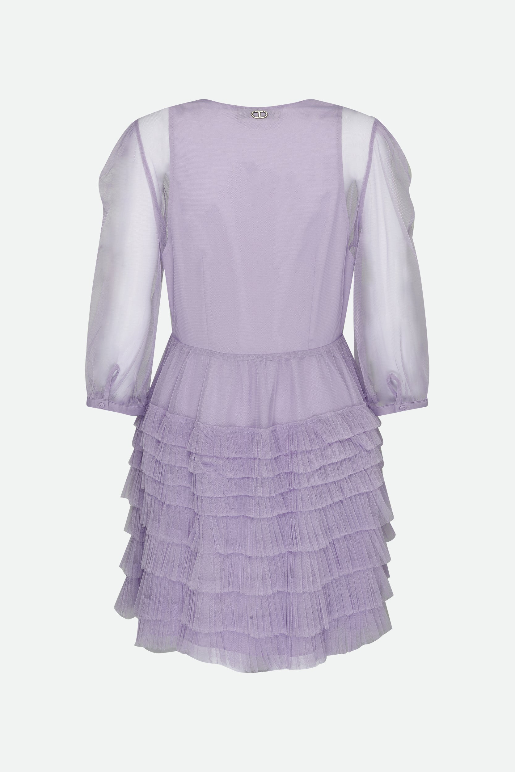 Twinset Abito in Tulle Lilla