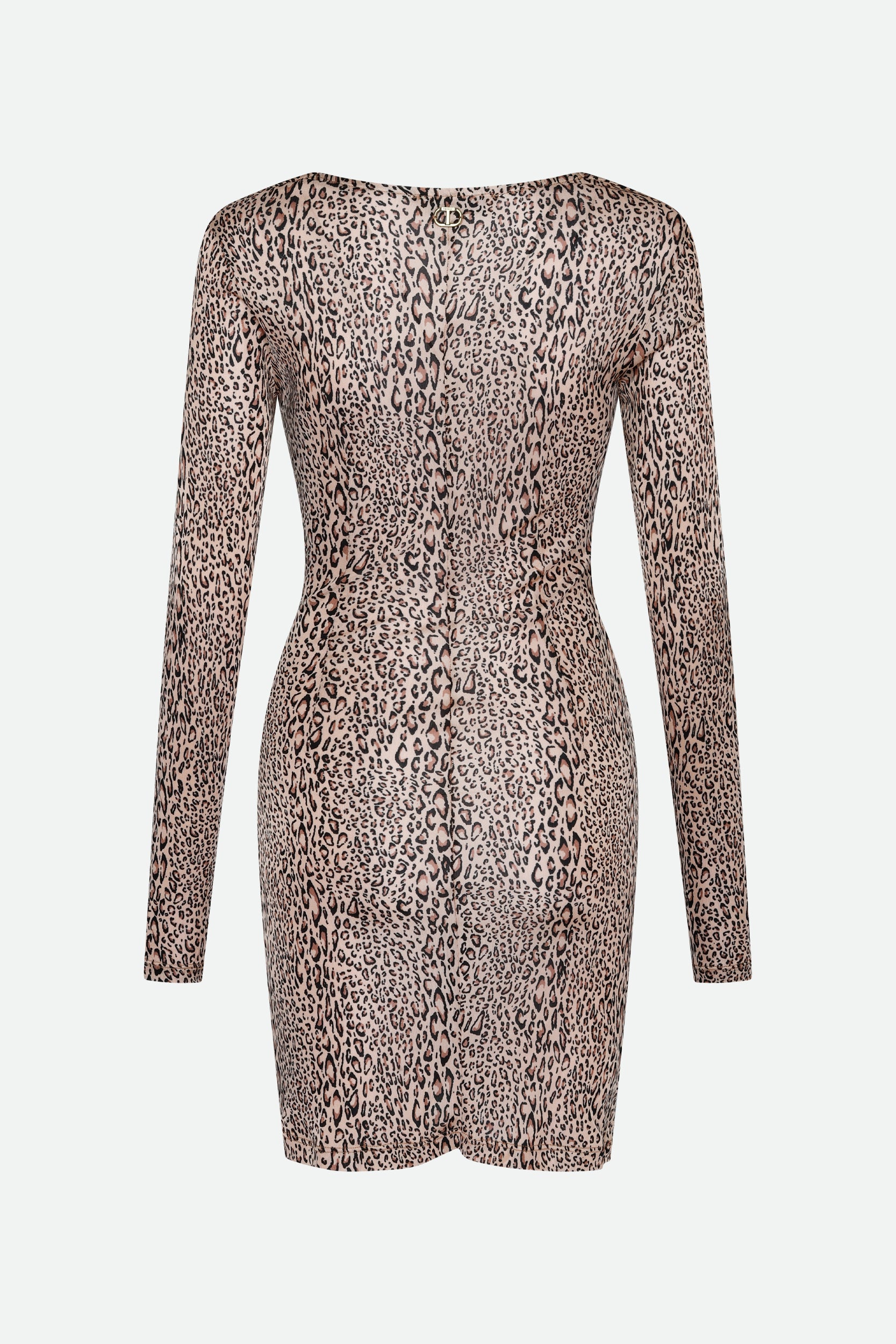 Twinset Abito Mini Stampa Animalier