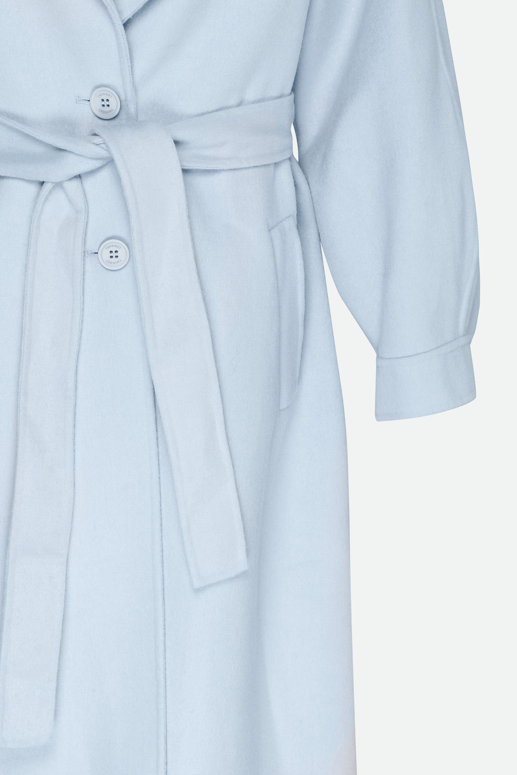 Twinset Cappotto Azzurro