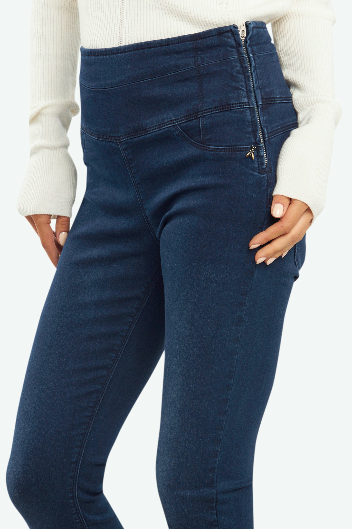 Patrizia Pepe Pantalone Denim Blu Scuro