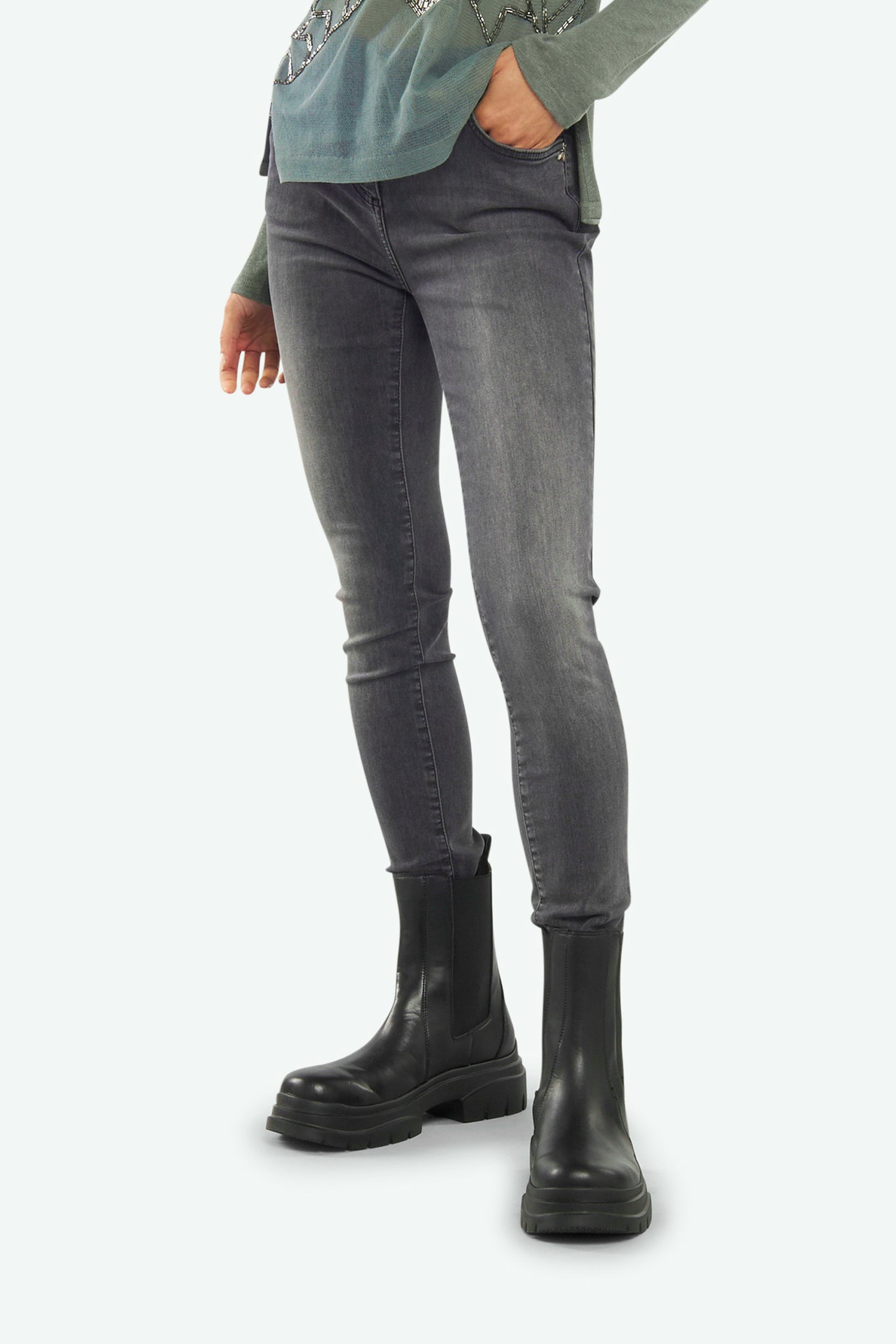 Patrizia Pepe Jeans Grigio