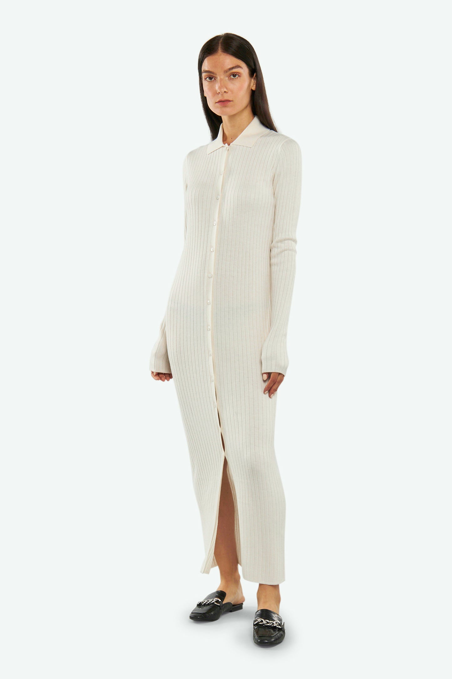 Patrizia Pepe Abito Camicia Bianco