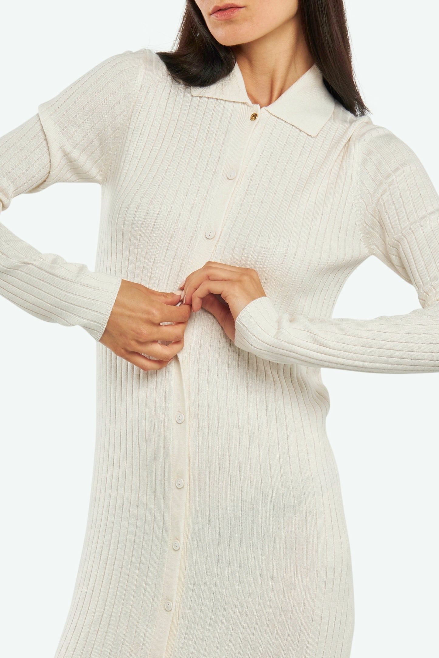 Patrizia Pepe Abito Camicia Bianco