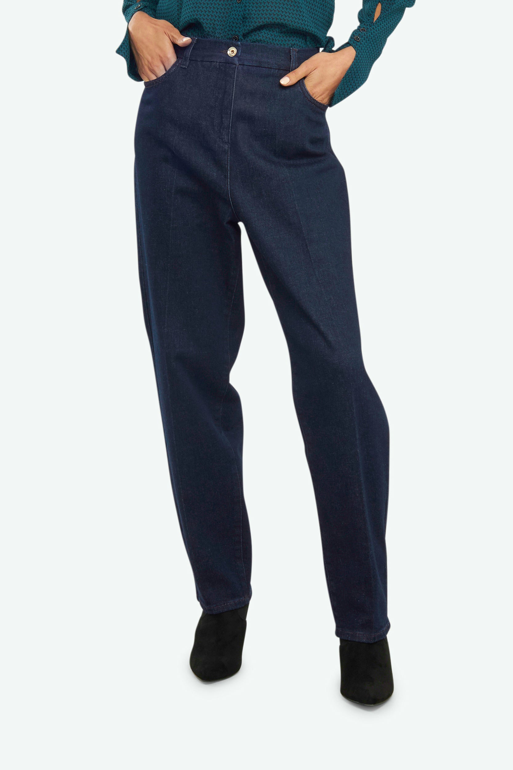 Patrizia Pepe Pantalone High Rise Blue