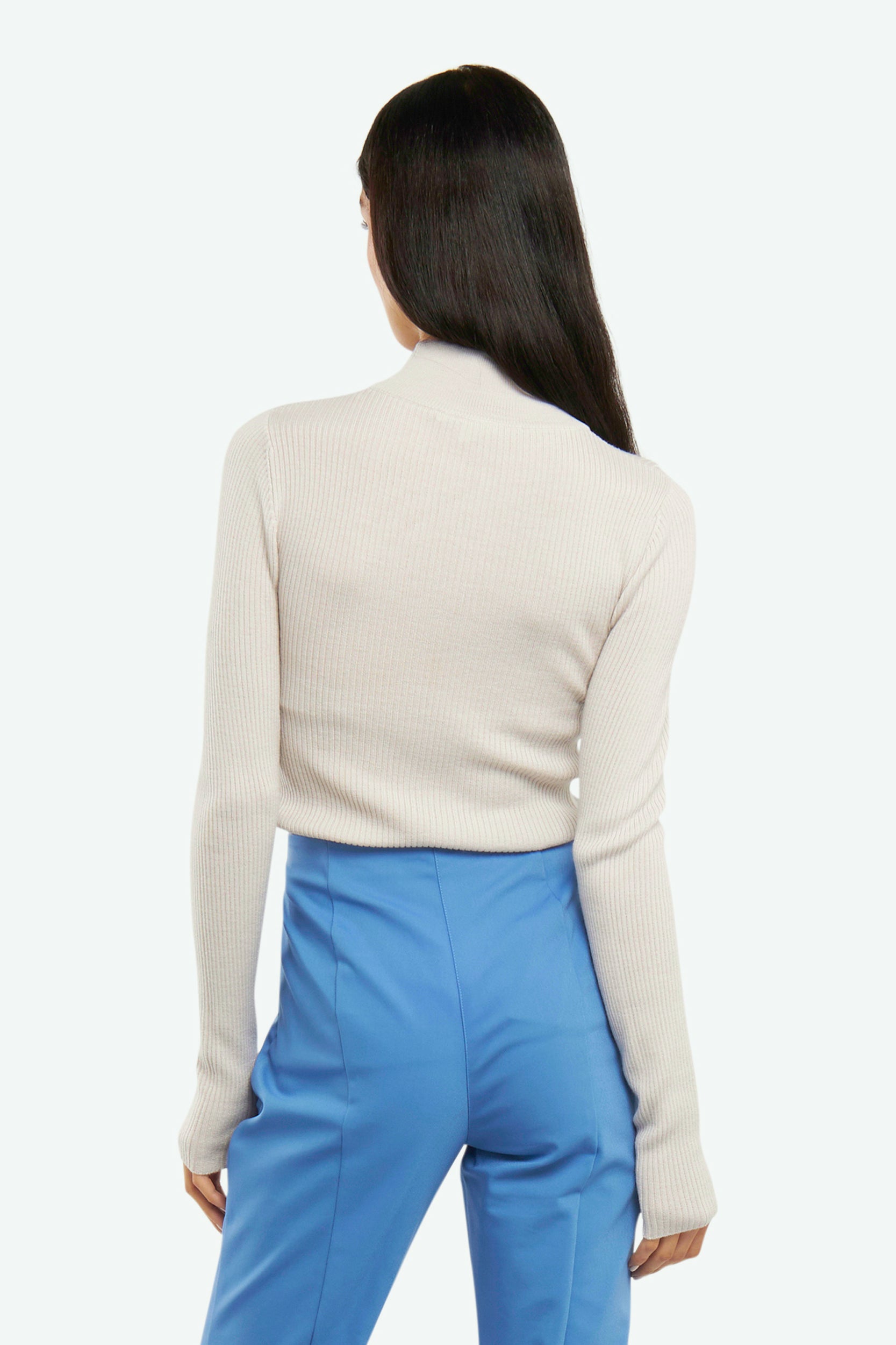 Patrizia Pepe Beige Turtleneck