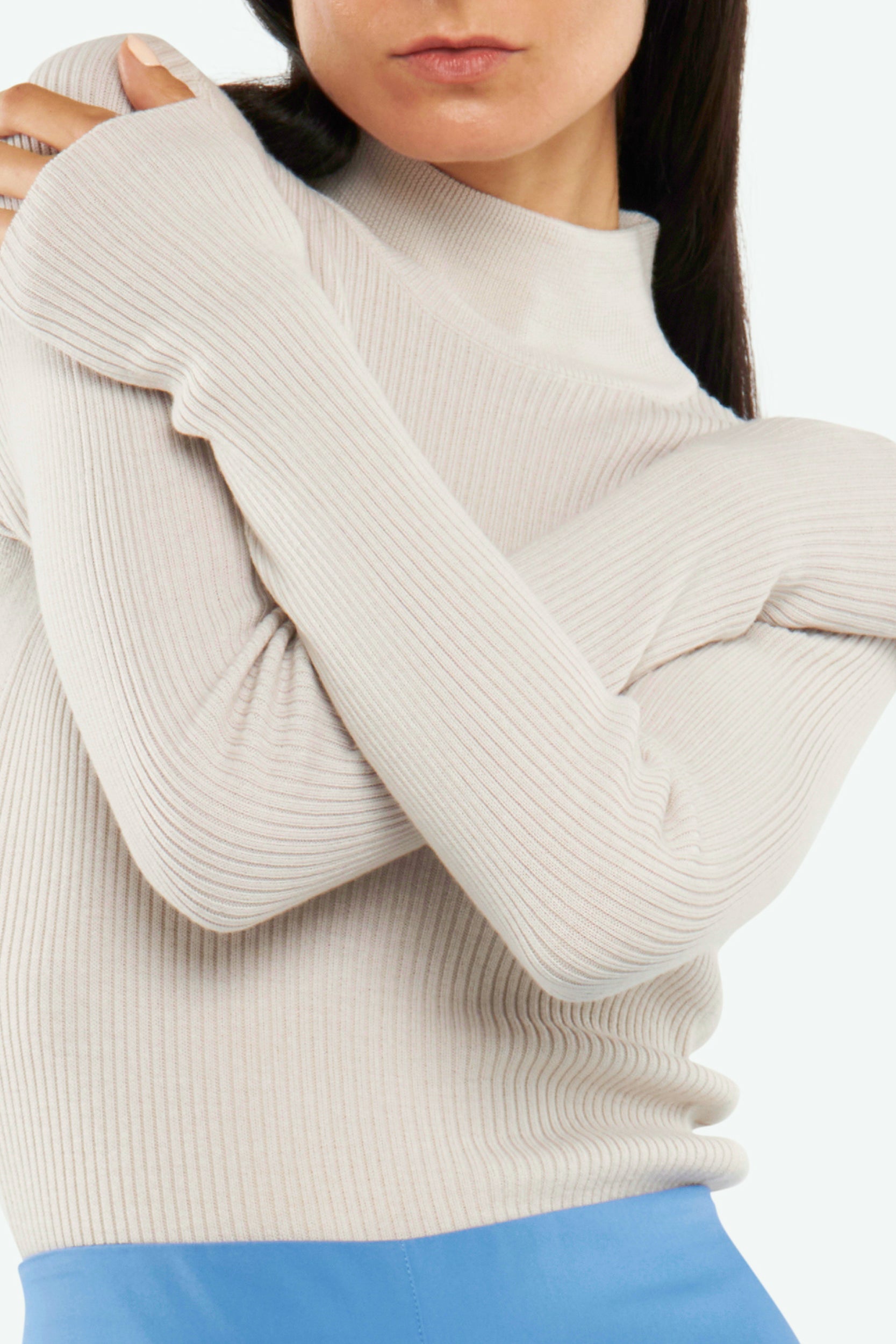 Patrizia Pepe Beige Turtleneck