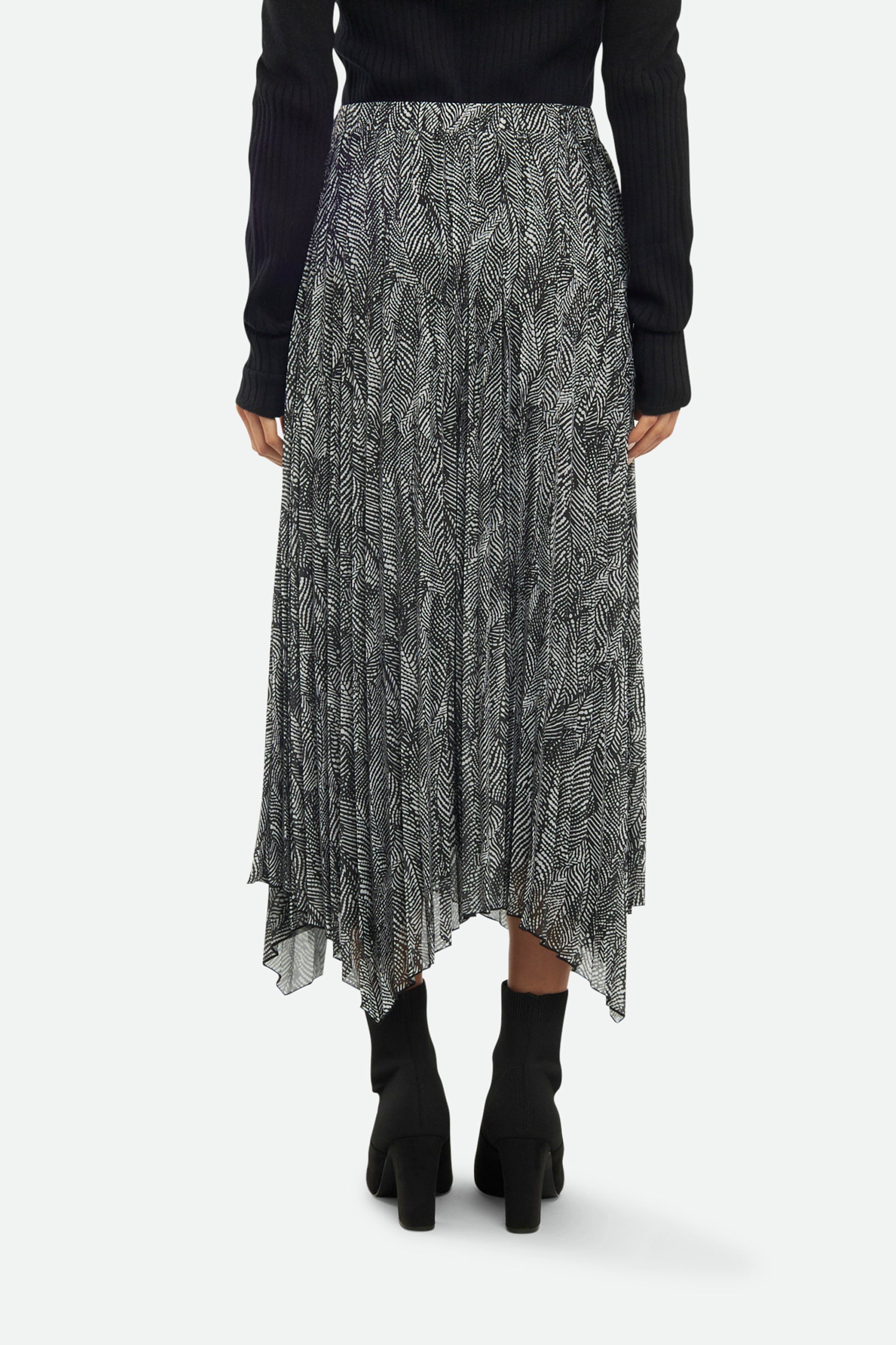 Patrizia Pepe Melange Gray Skirt