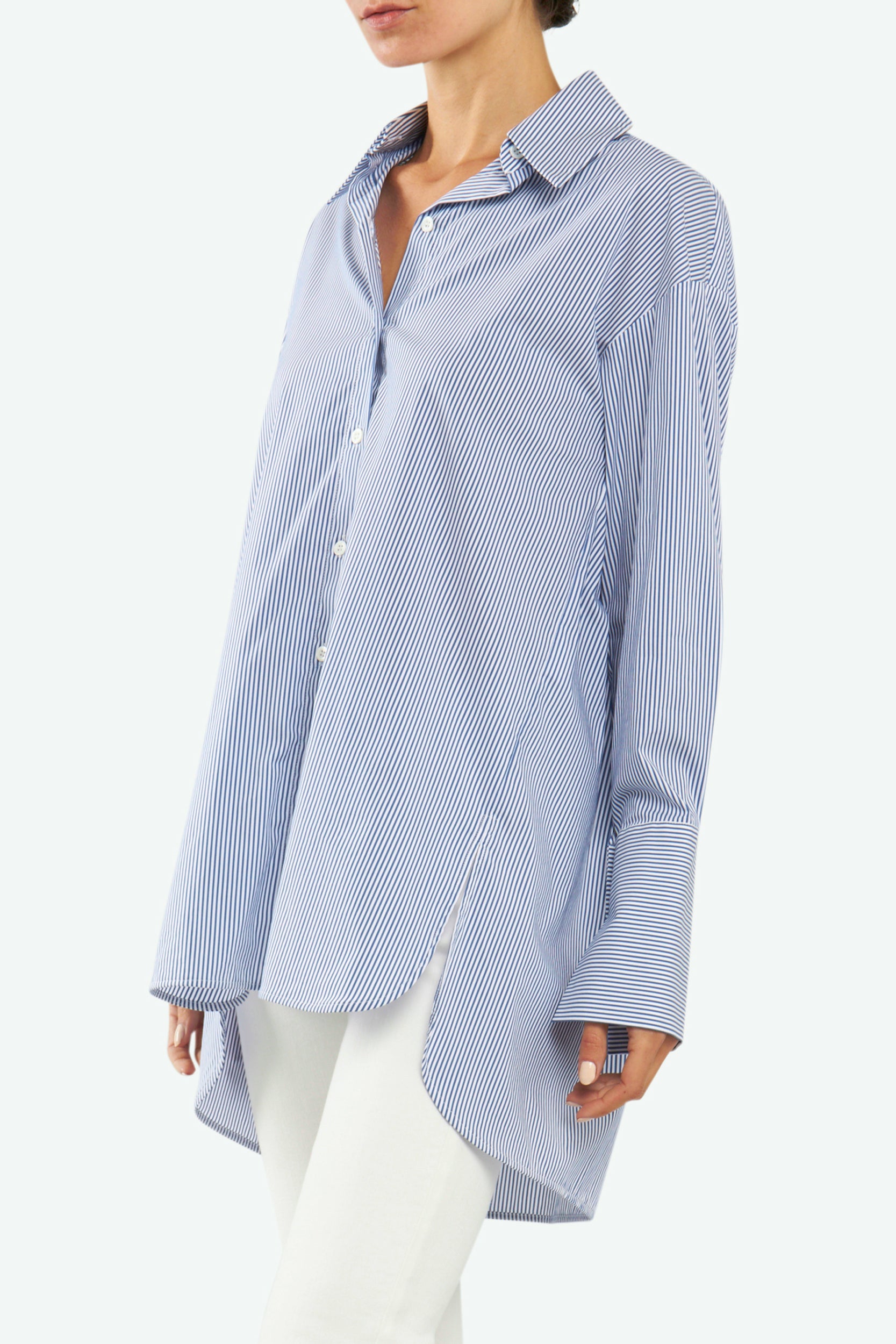Patrizia Pepe Basic Light Blue Shirt