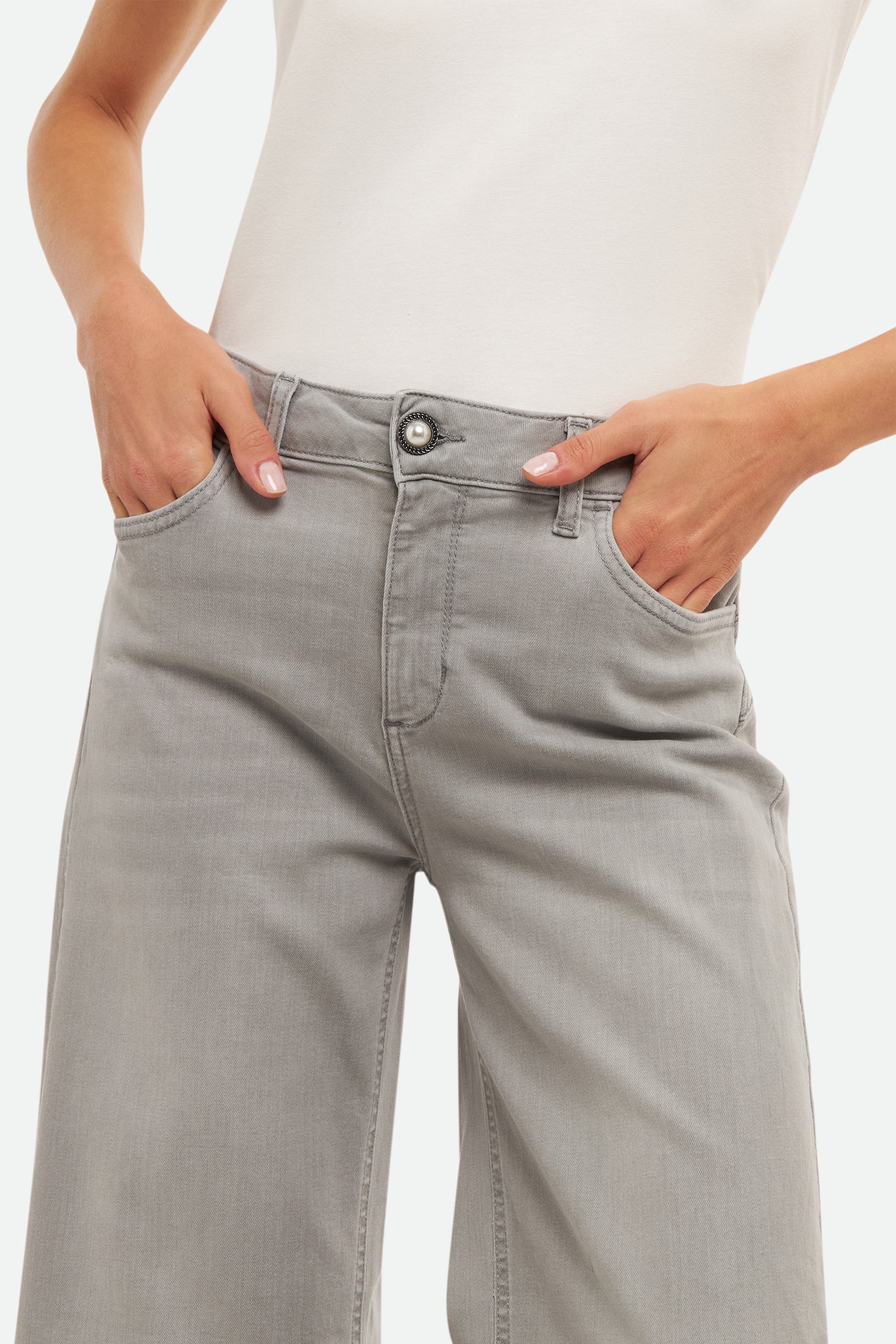 Liu Jo Pantaloni Denim Grigi