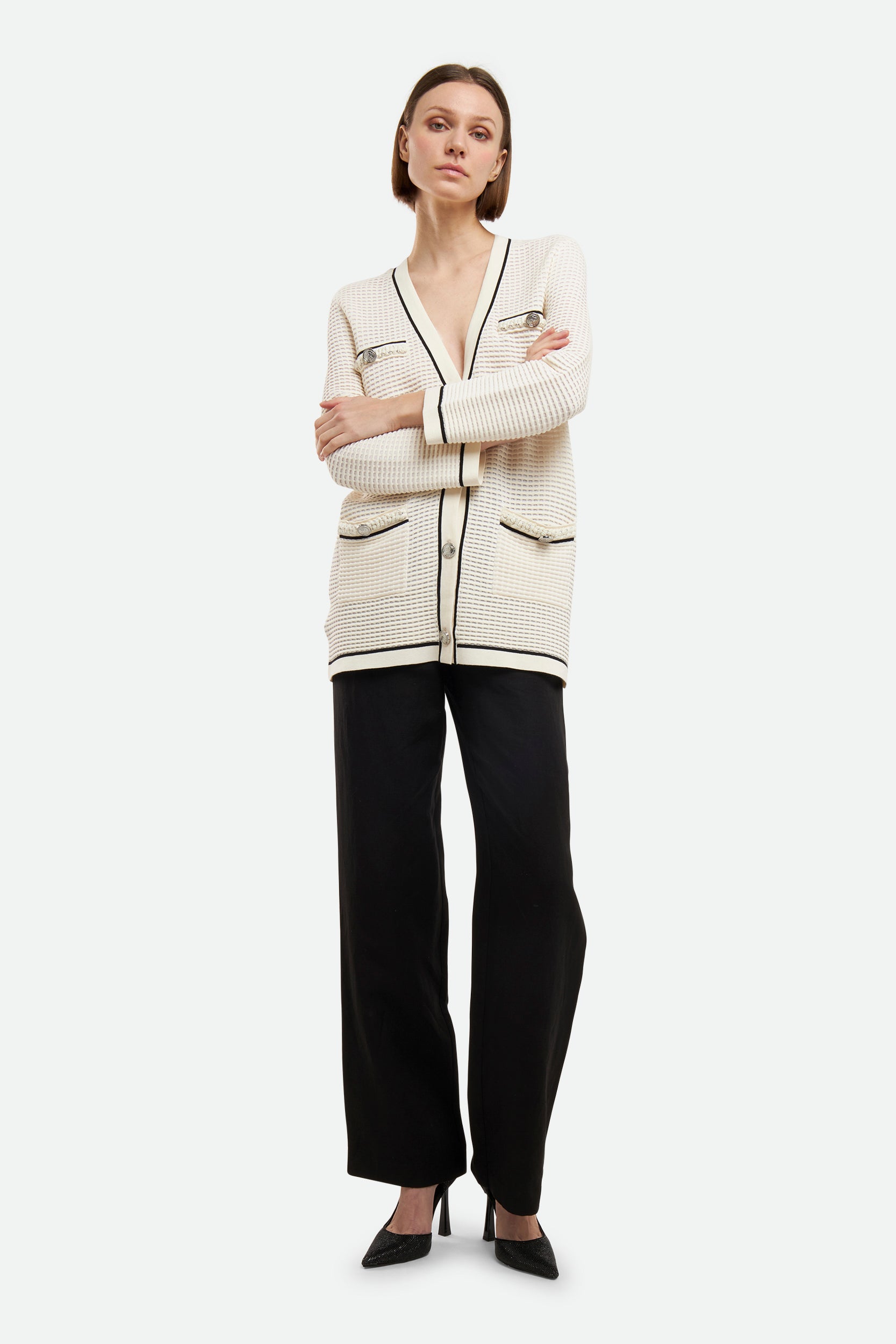 Pinko Cardigan Bianco