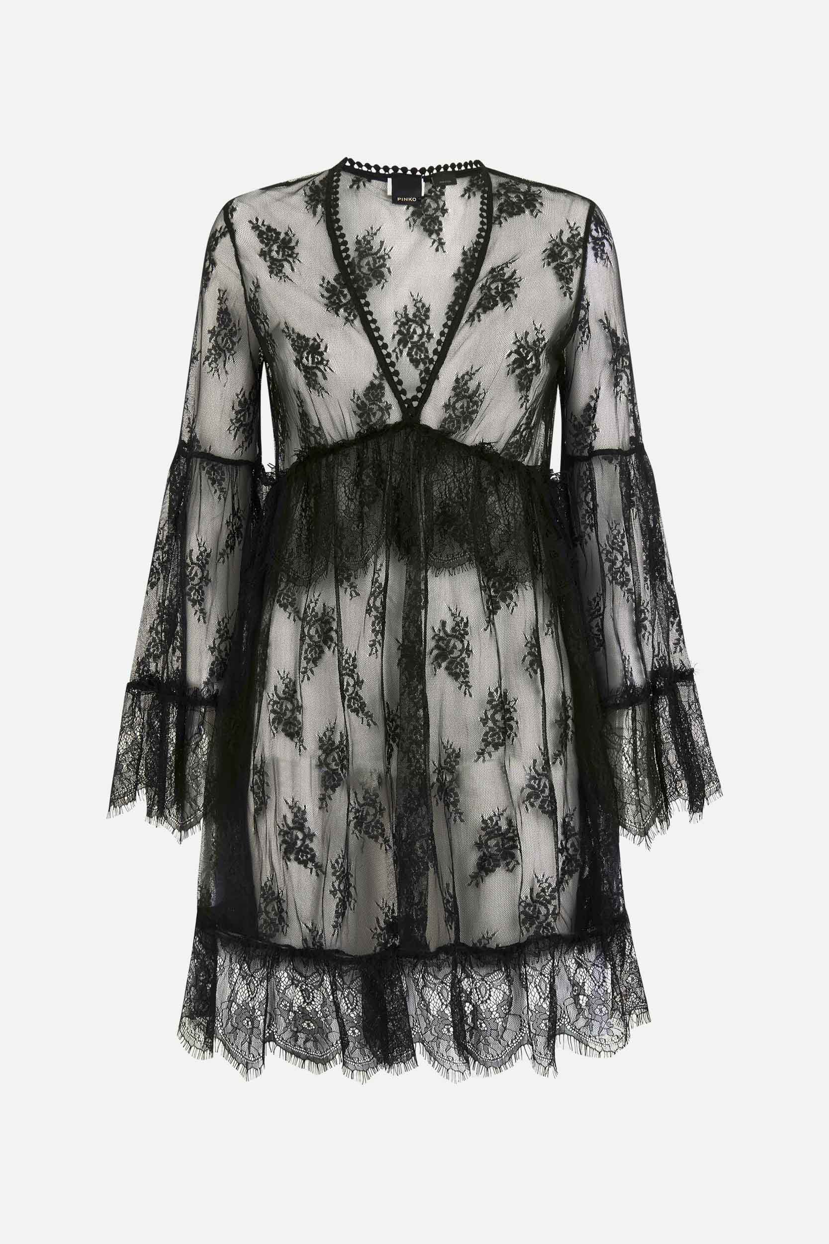 Pinko Black Lace Dress