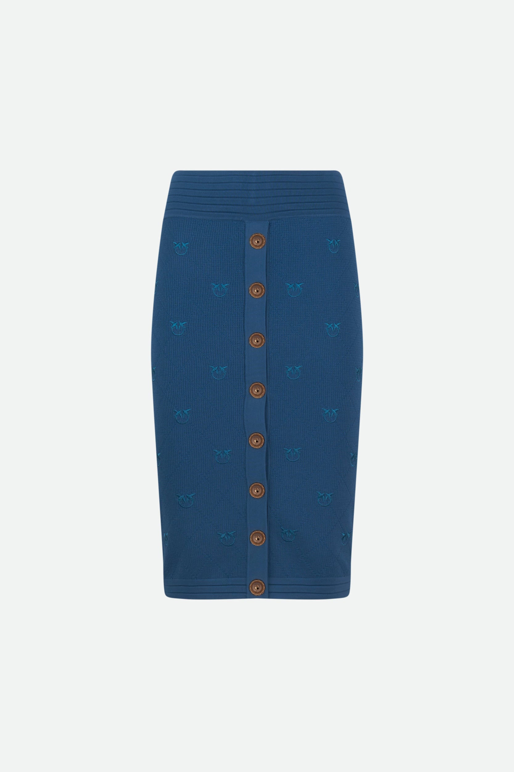 Pinko Longuette Jacquard Blue