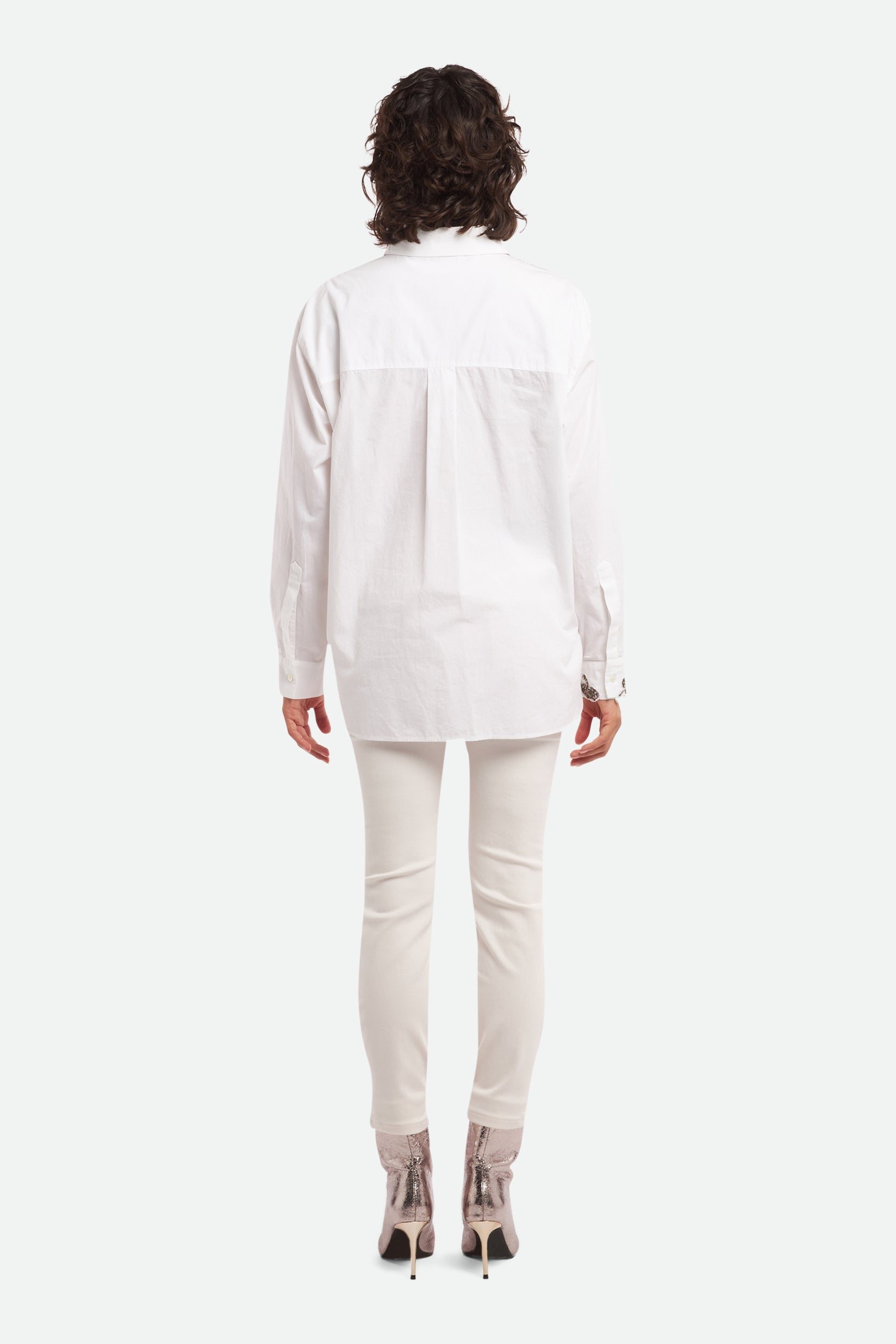 Pinko White Cigarette Pants