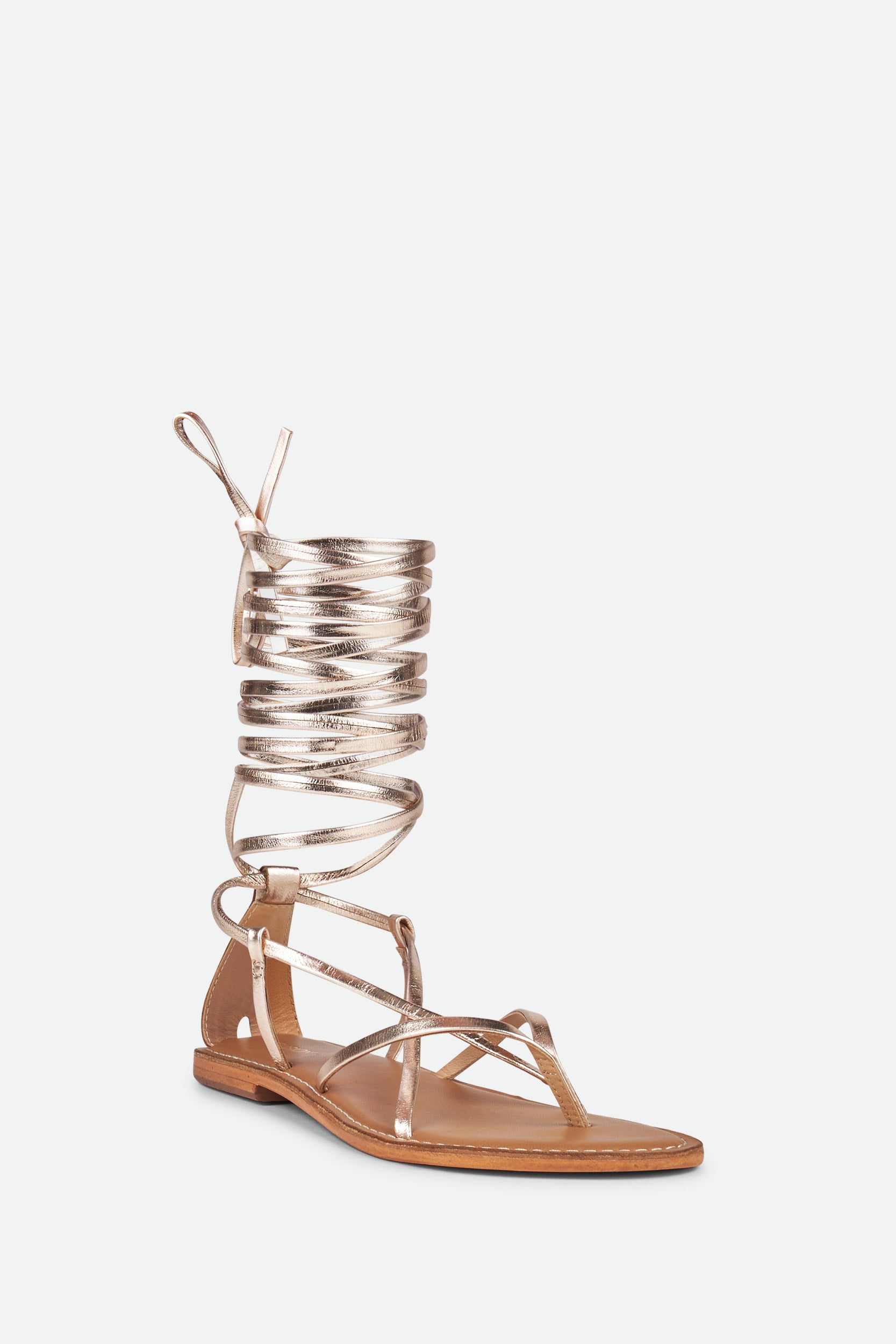 CB Fusion Rose Gold Braided Sandal