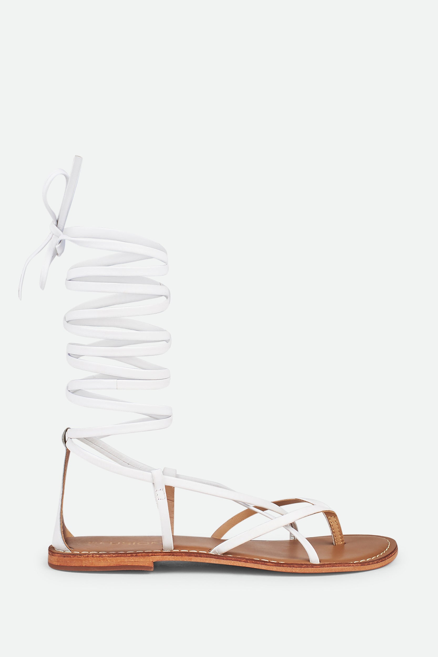 Cb Fusion White Braided Sandal
