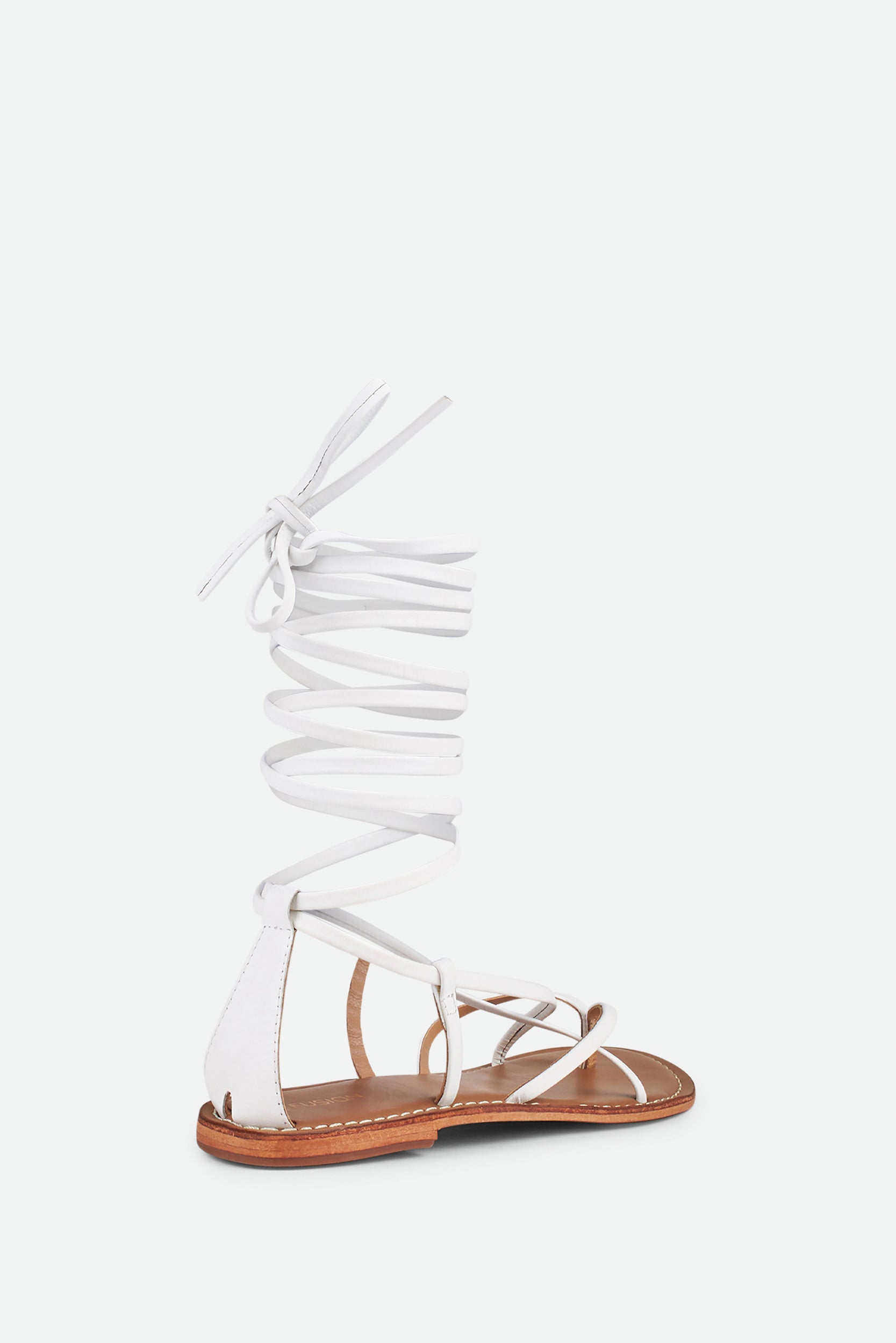 Cb Fusion Sandalo Intrecciato Bianco