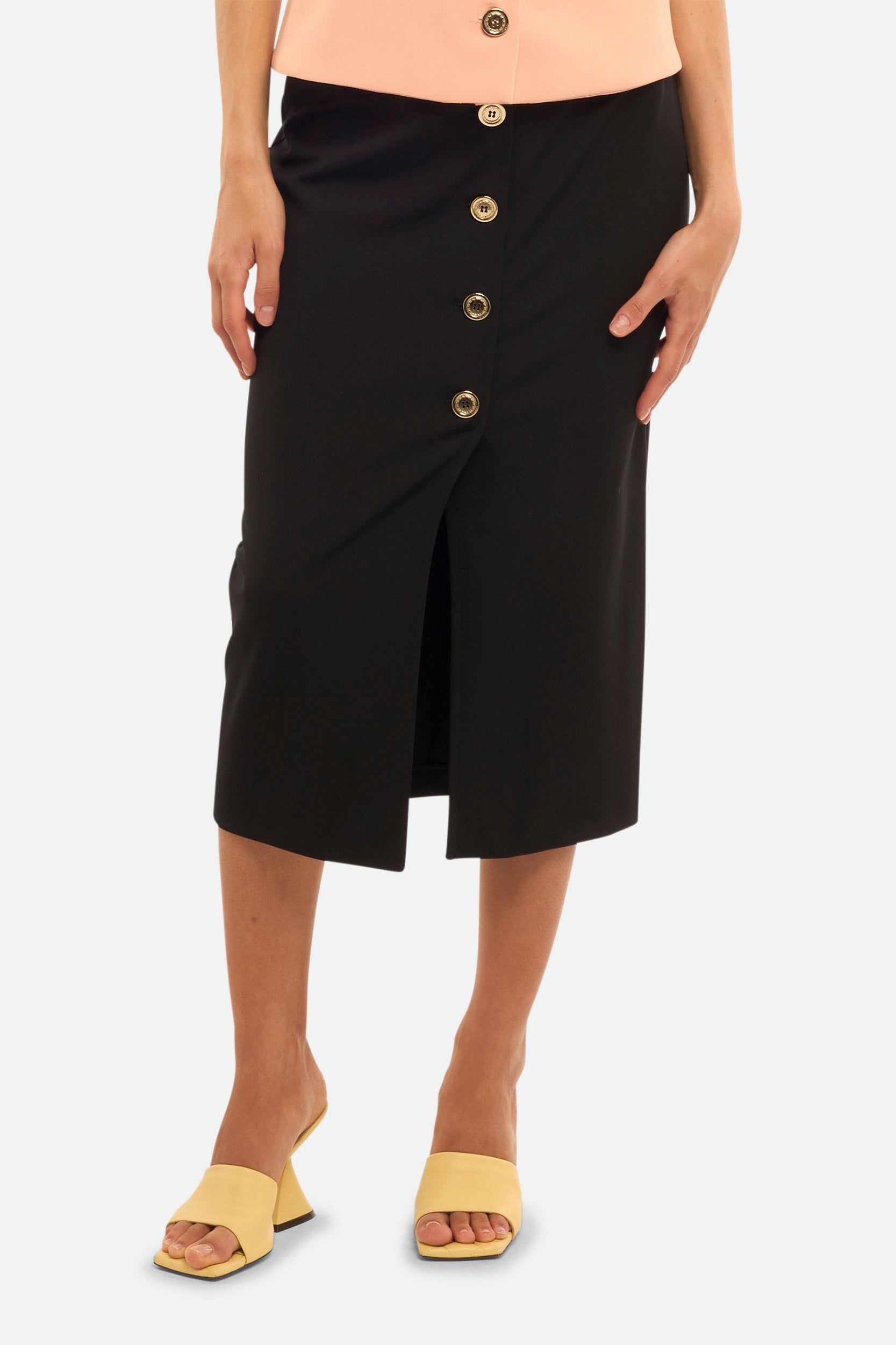 Pinko Black Pencil Skirt