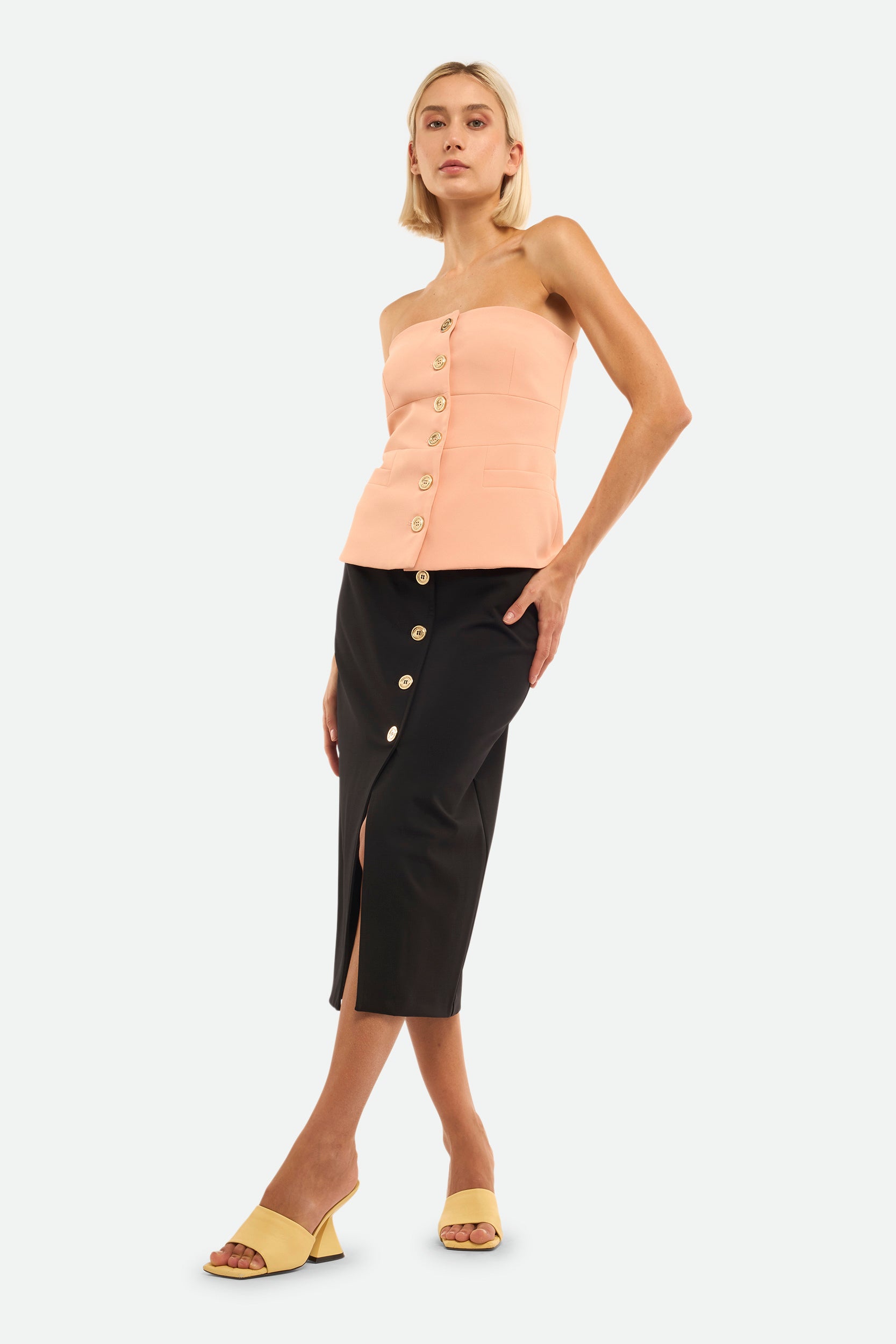 Pinko Black Pencil Skirt