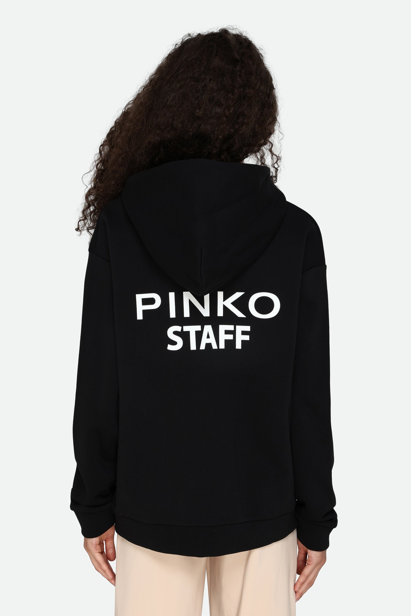 Pinko Felpa Nera Loose Fit
