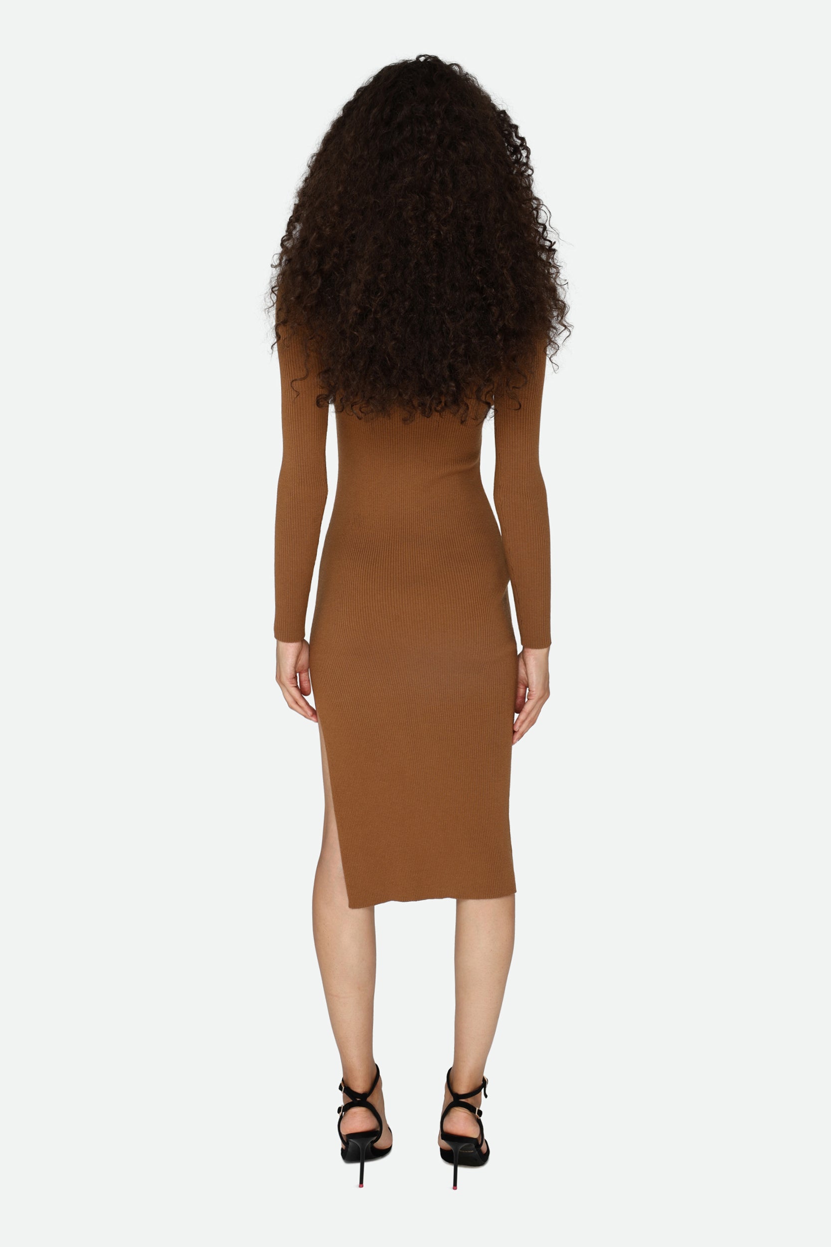 Pinko Brown Sheath Dress