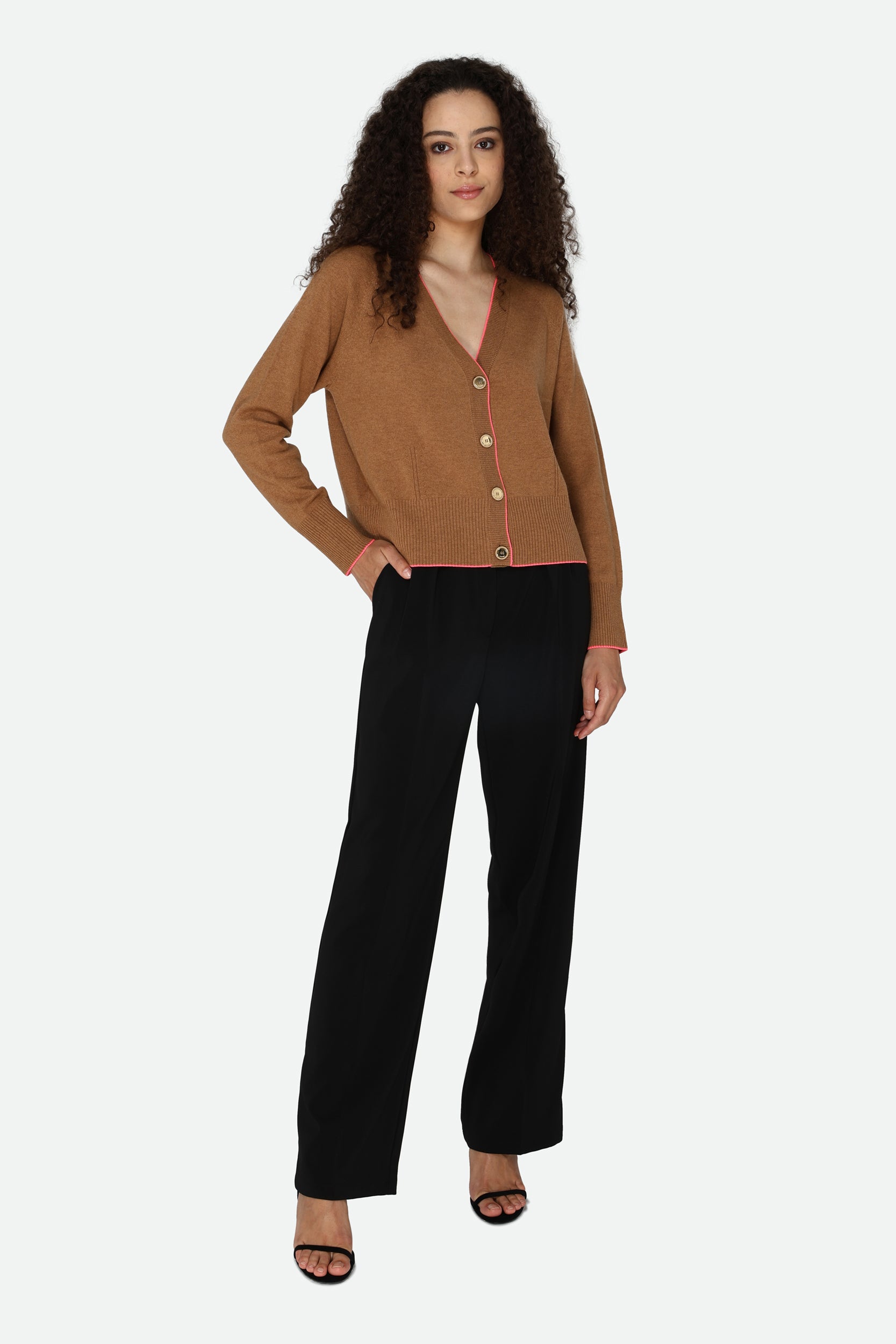 Pinko Cardigan Marrone