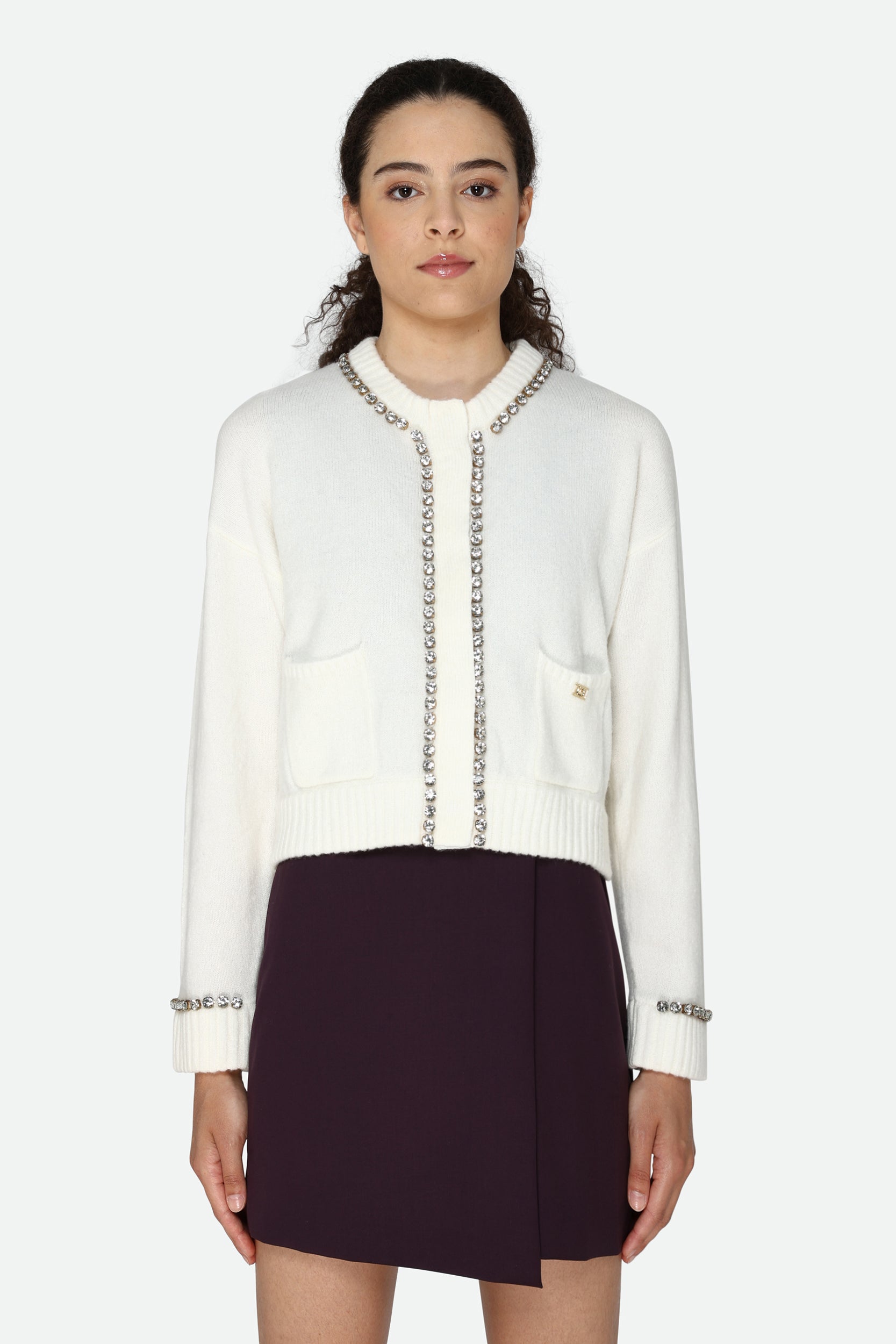 Pinko White Cardigan