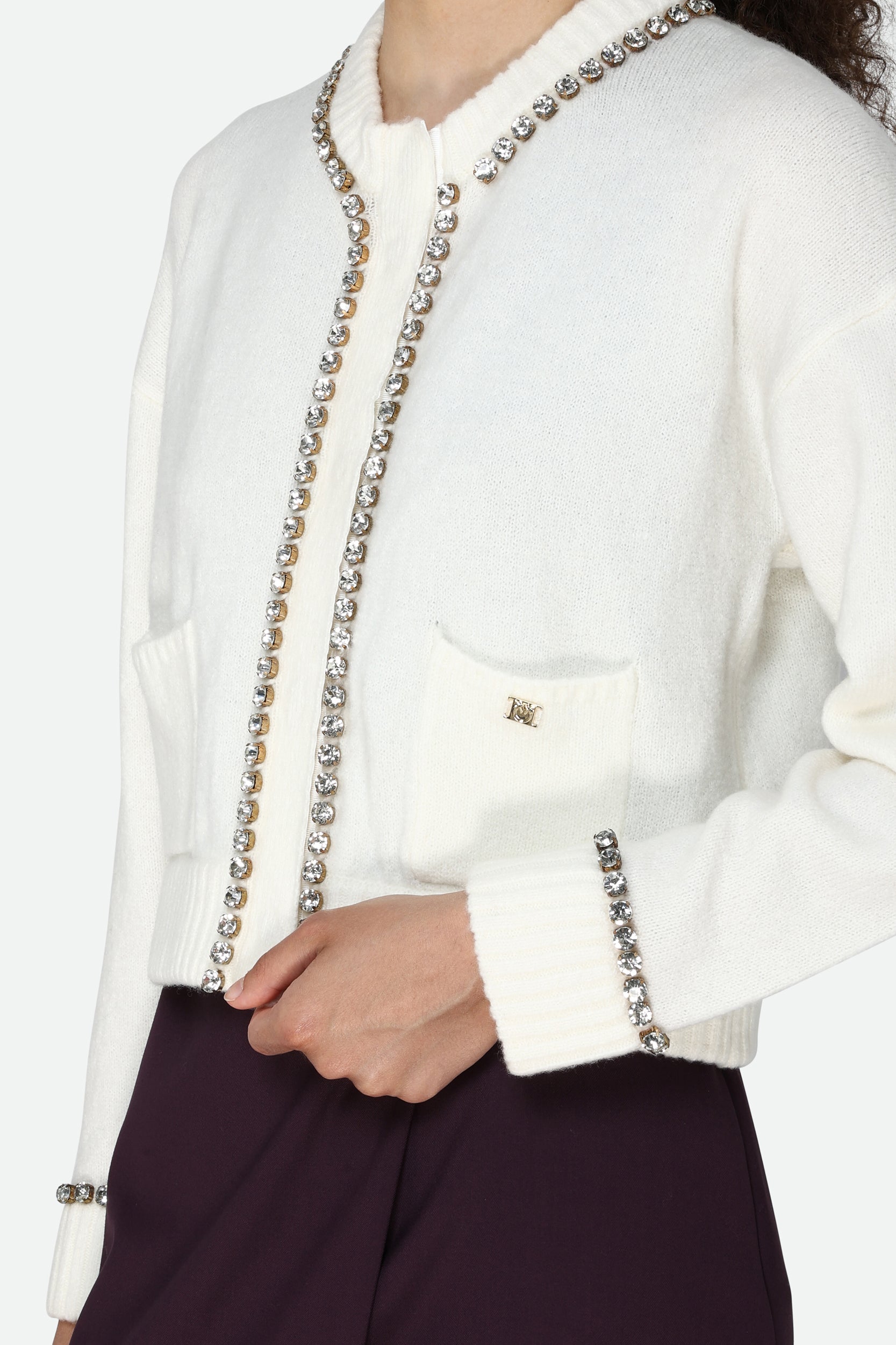 Pinko White Cardigan