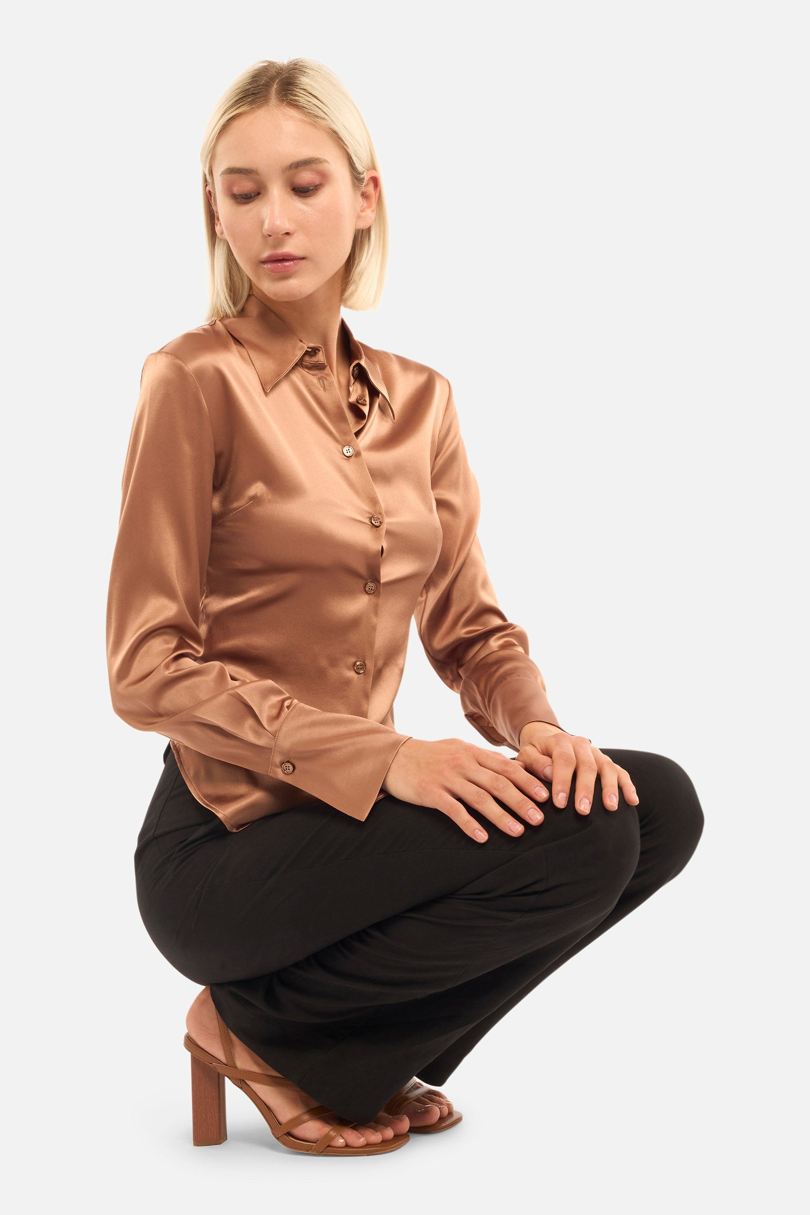 Pinko Camicia Marrone