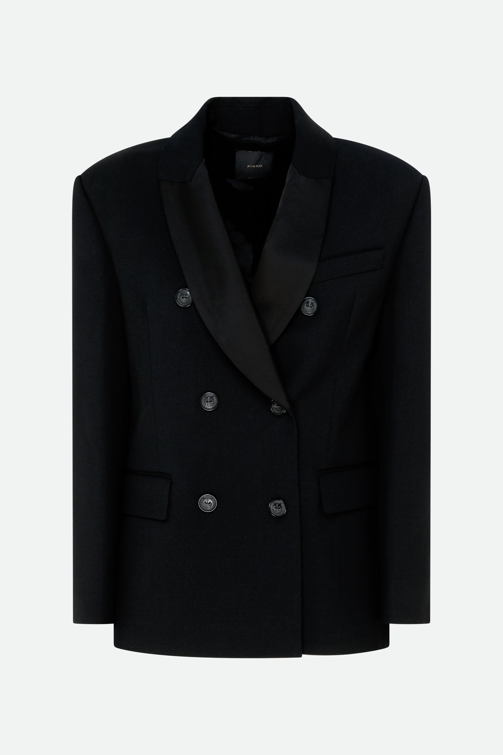 Pinko Black Double Breasted Jacket