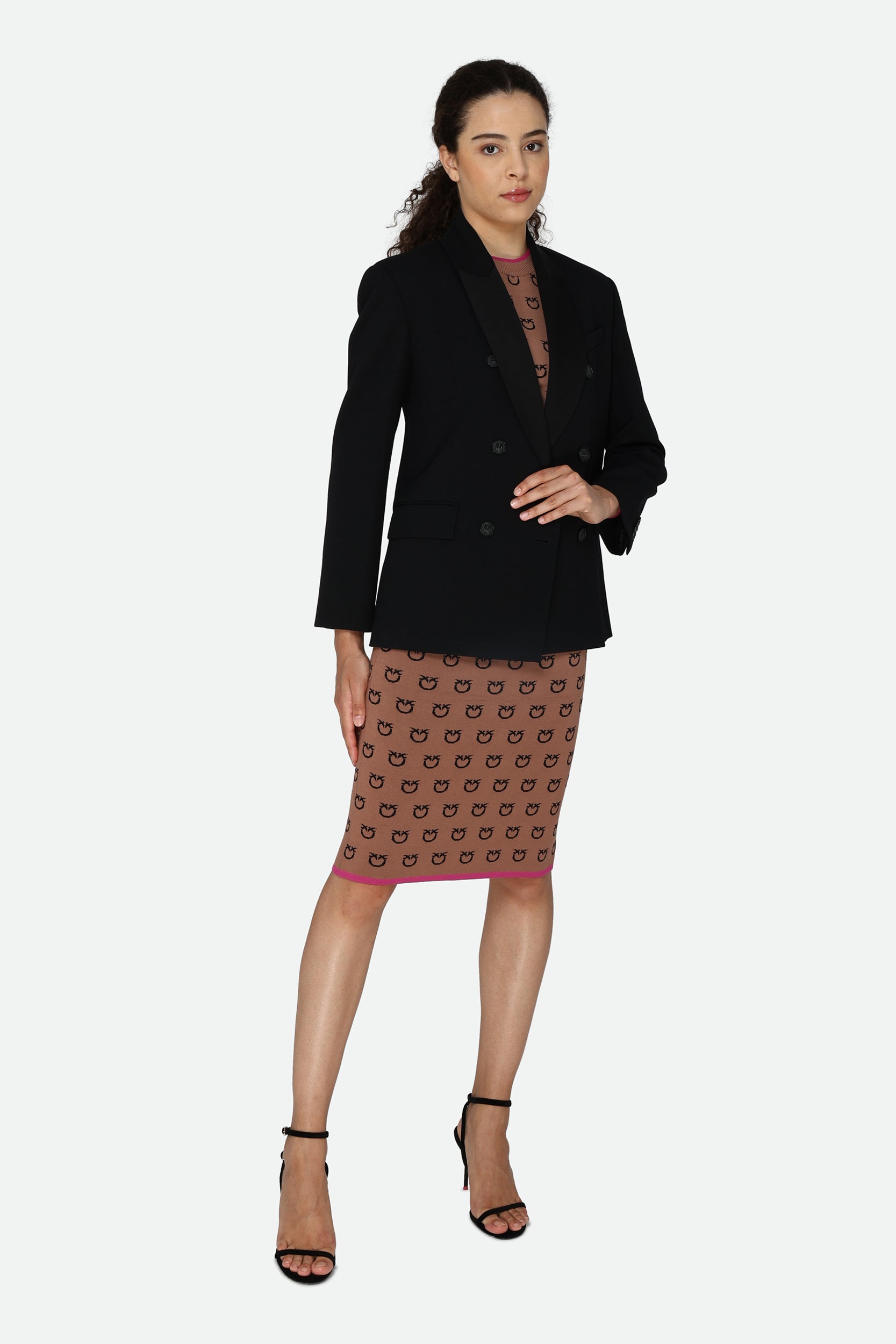 Pinko Giacca Doppiopetto Nera