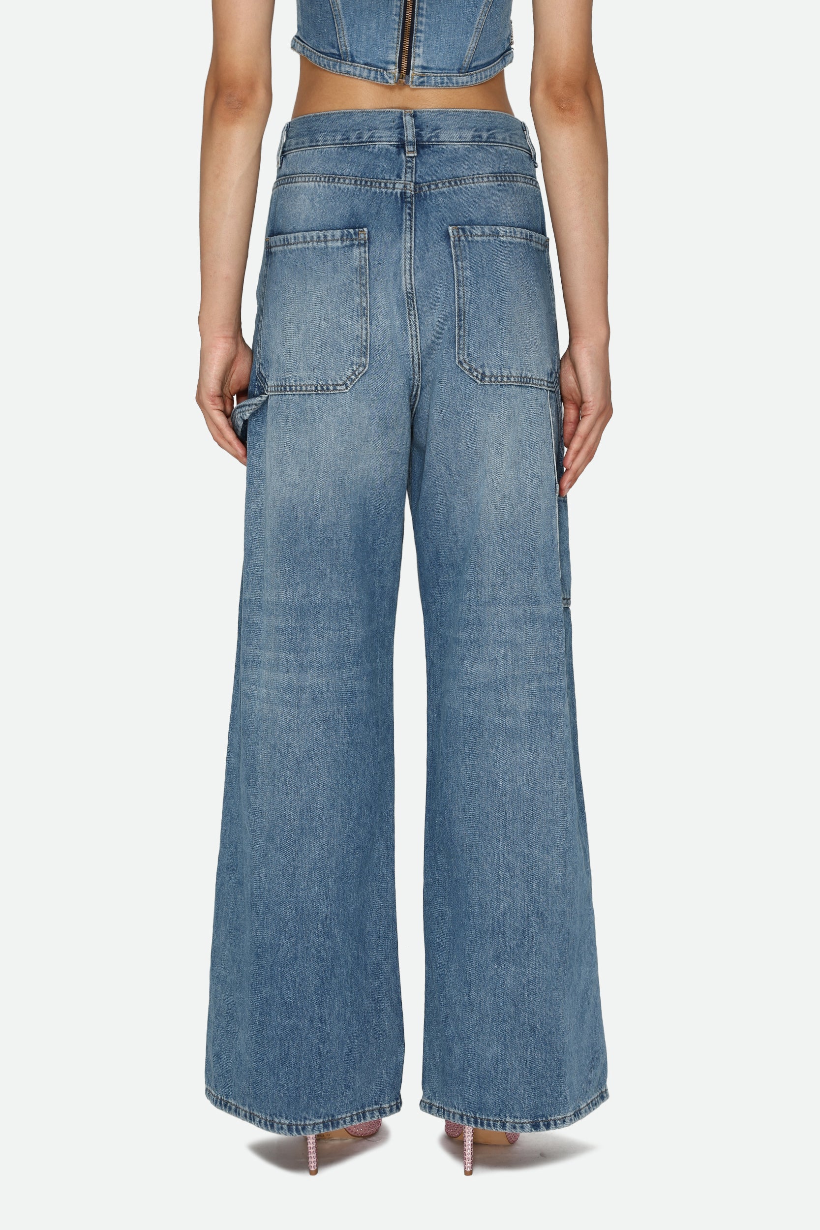 Pinko Jeans Cargo Blu