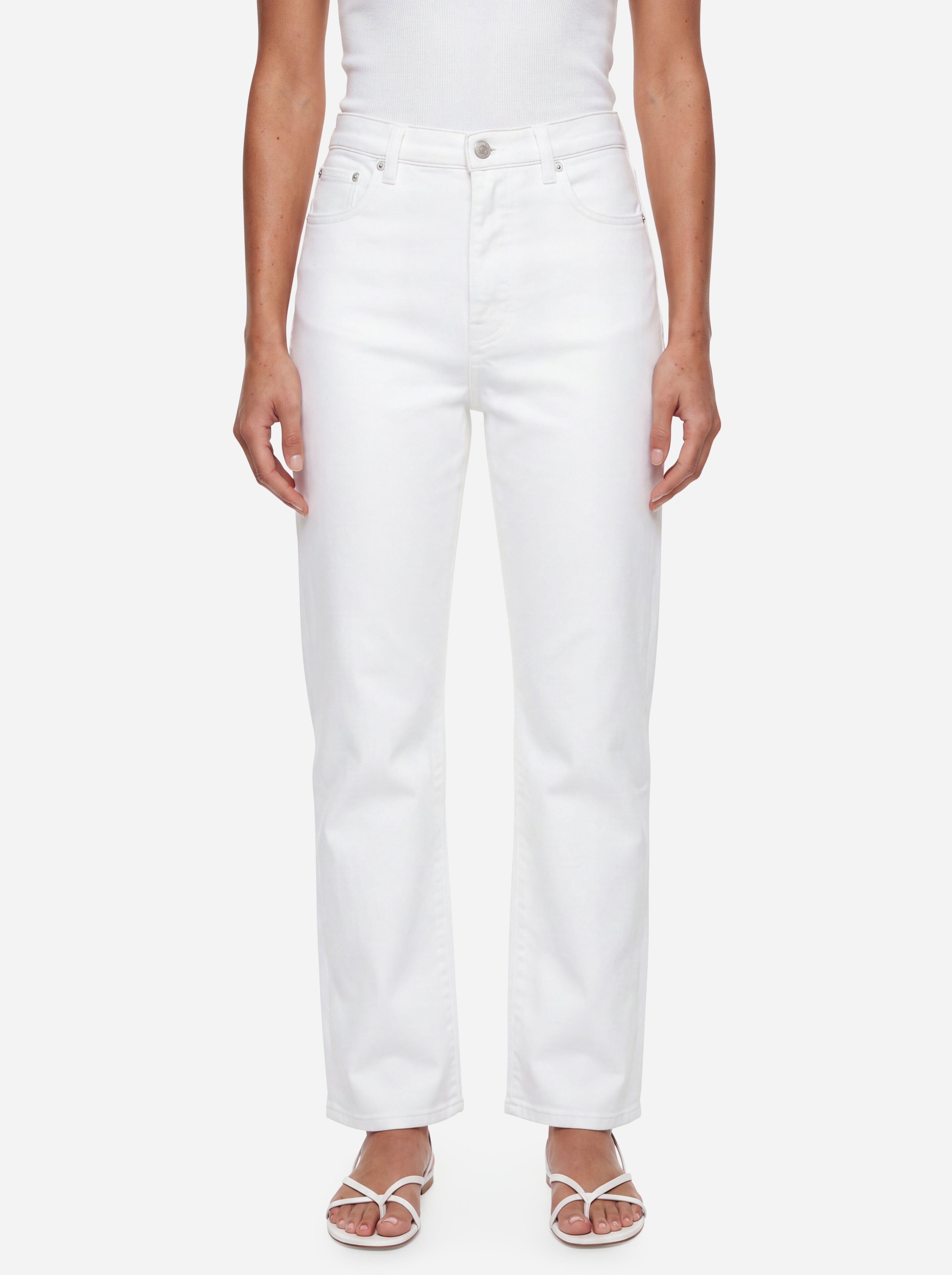 Fabiana Filippi Jeans Bianchi in Cotone
