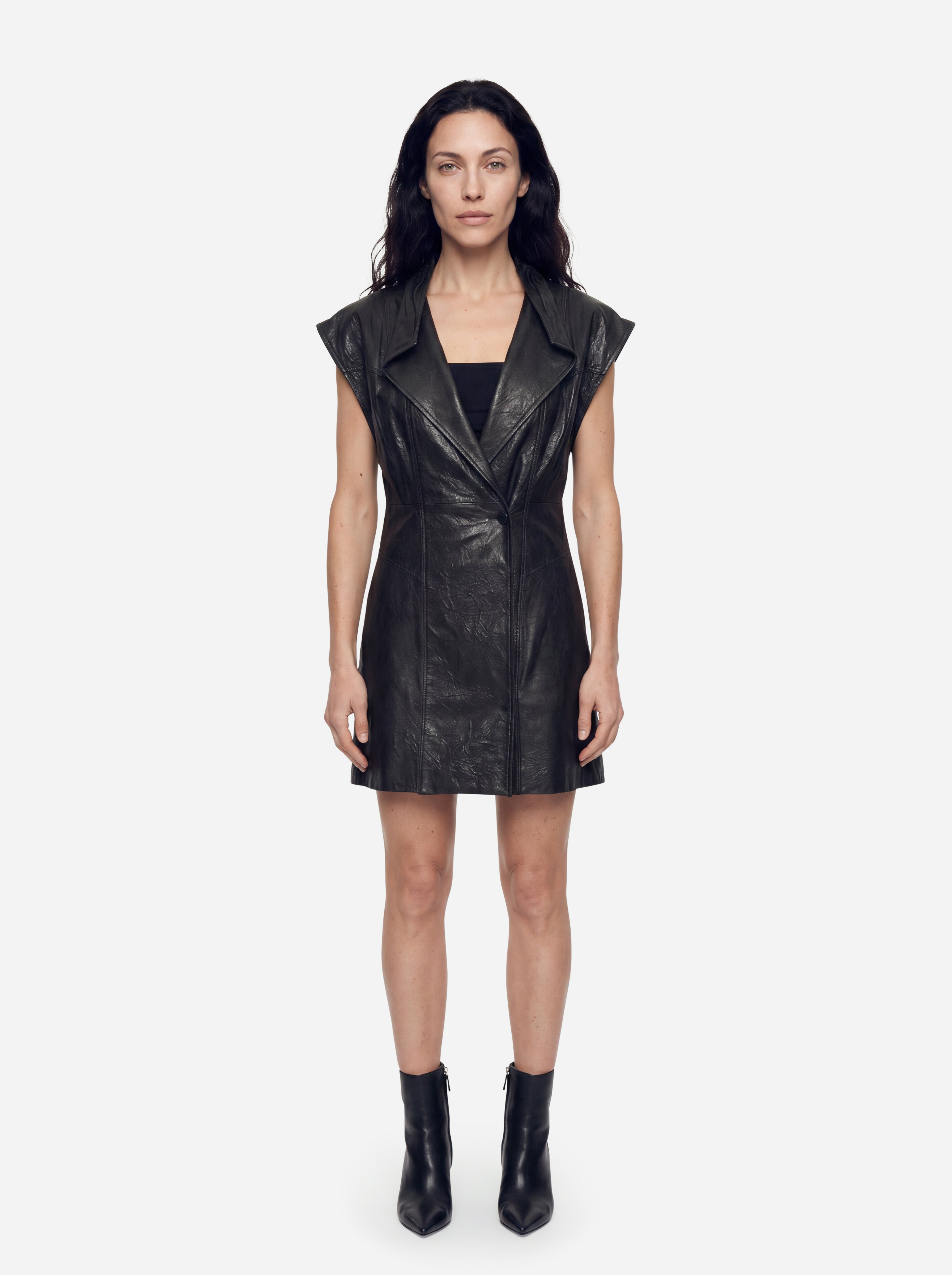 Dondup Leather Dress