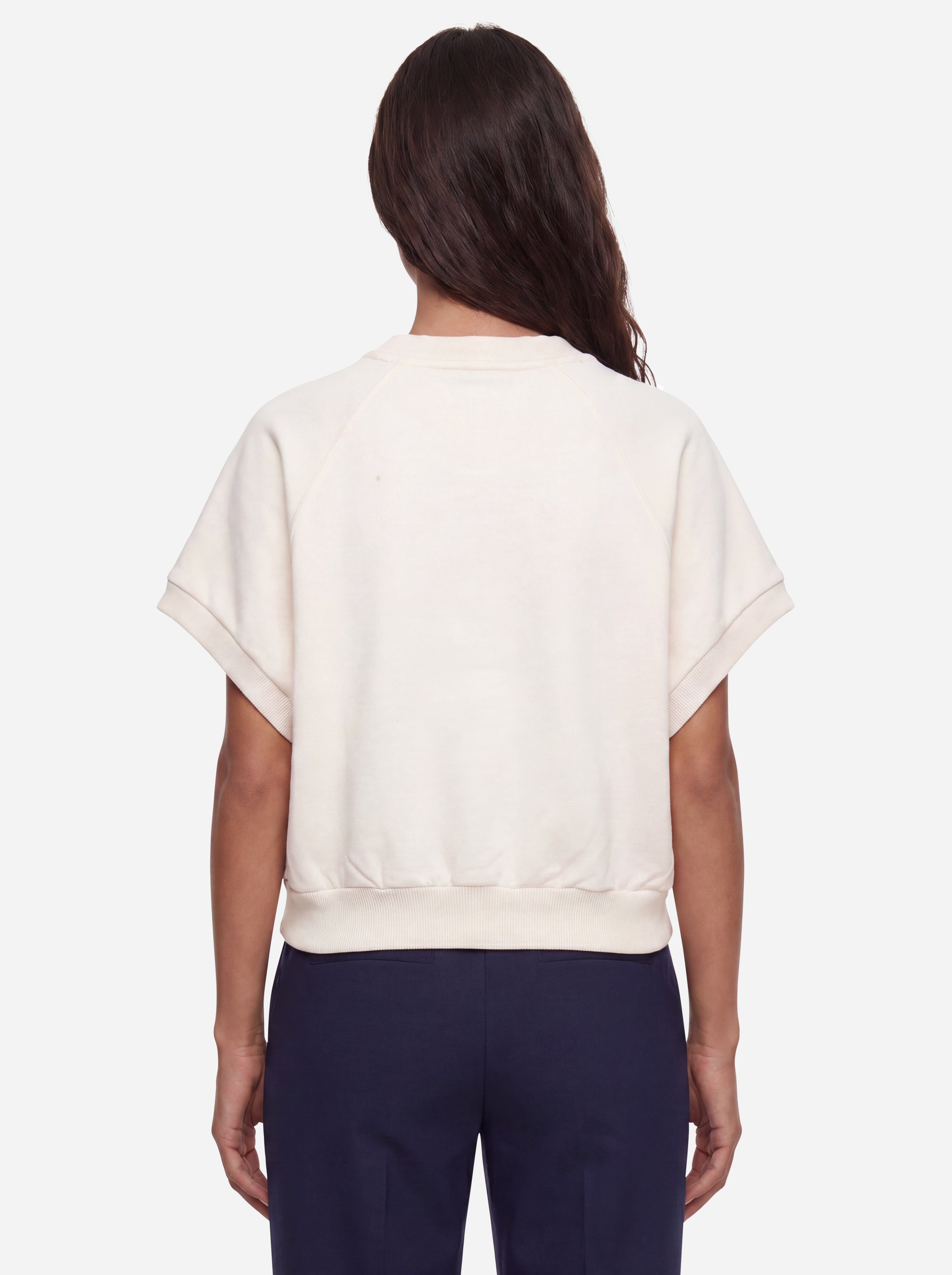 Tommy Hilfiger Felpa Corta con Logo Smanicata
