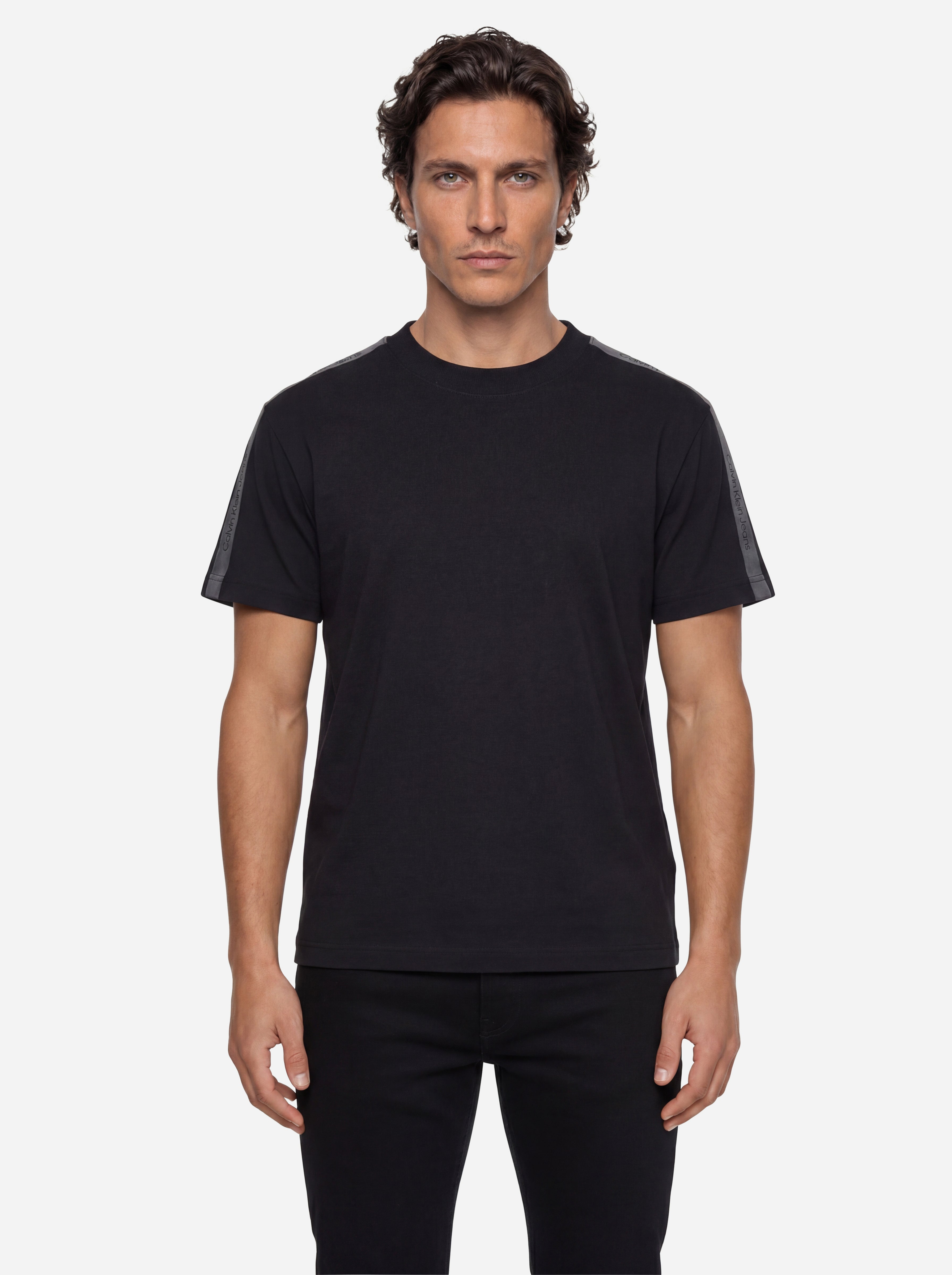 Calvin Klein Jeans Black Cotton T-shirt
