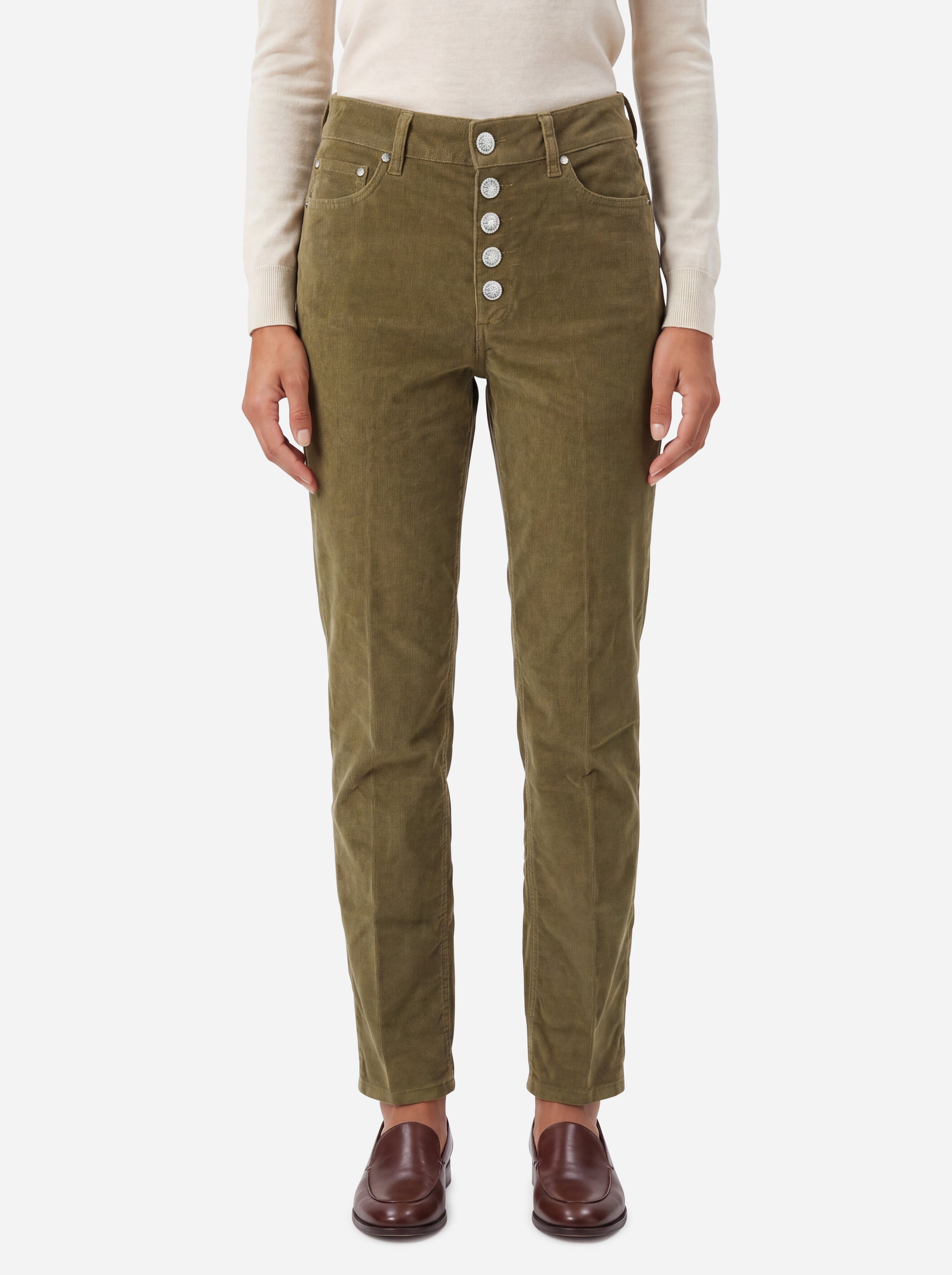 Dondup Koons Bot Gioie ribbed trousers