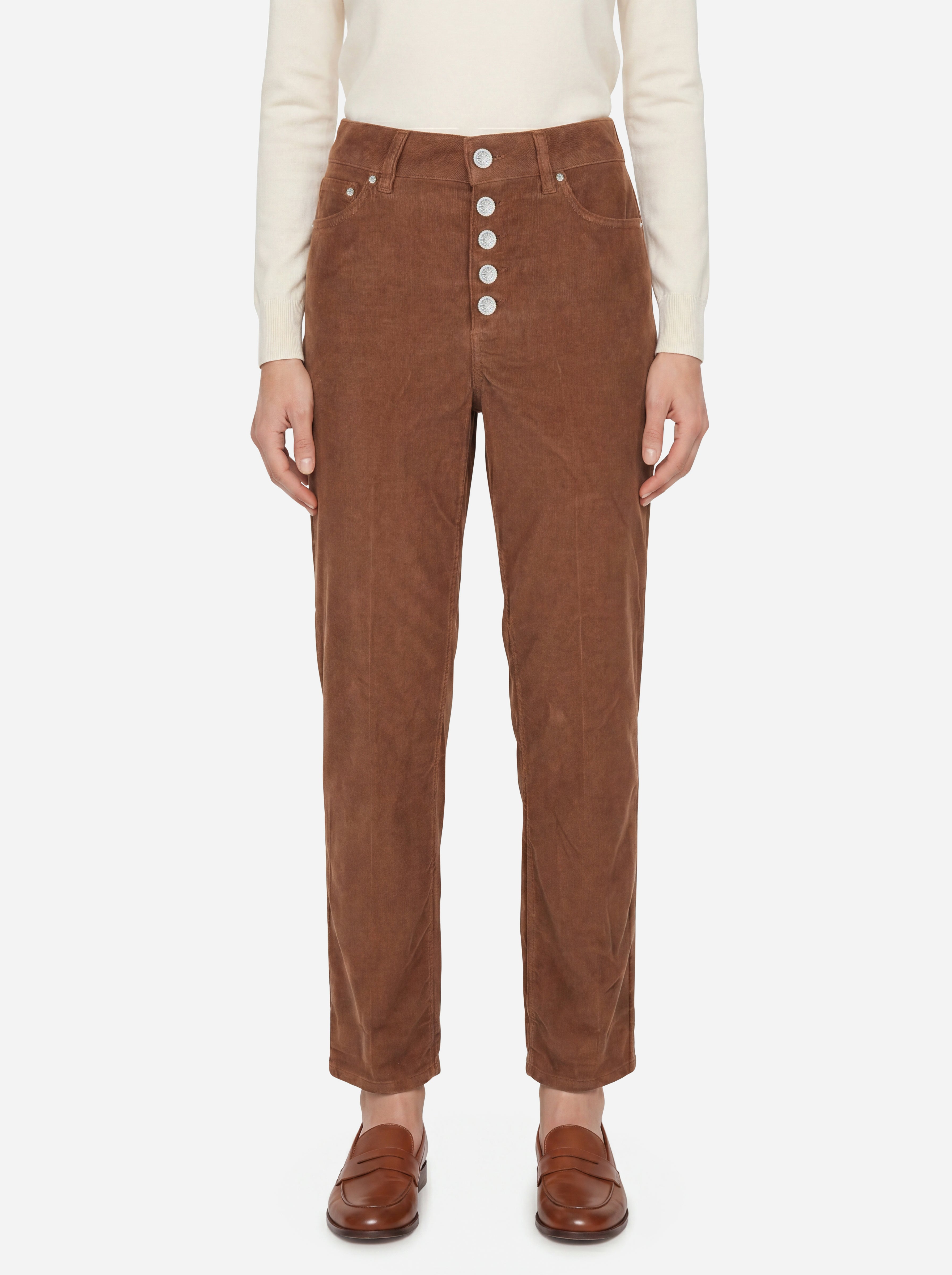 Dondup Koons Bot Gioie ribbed trousers