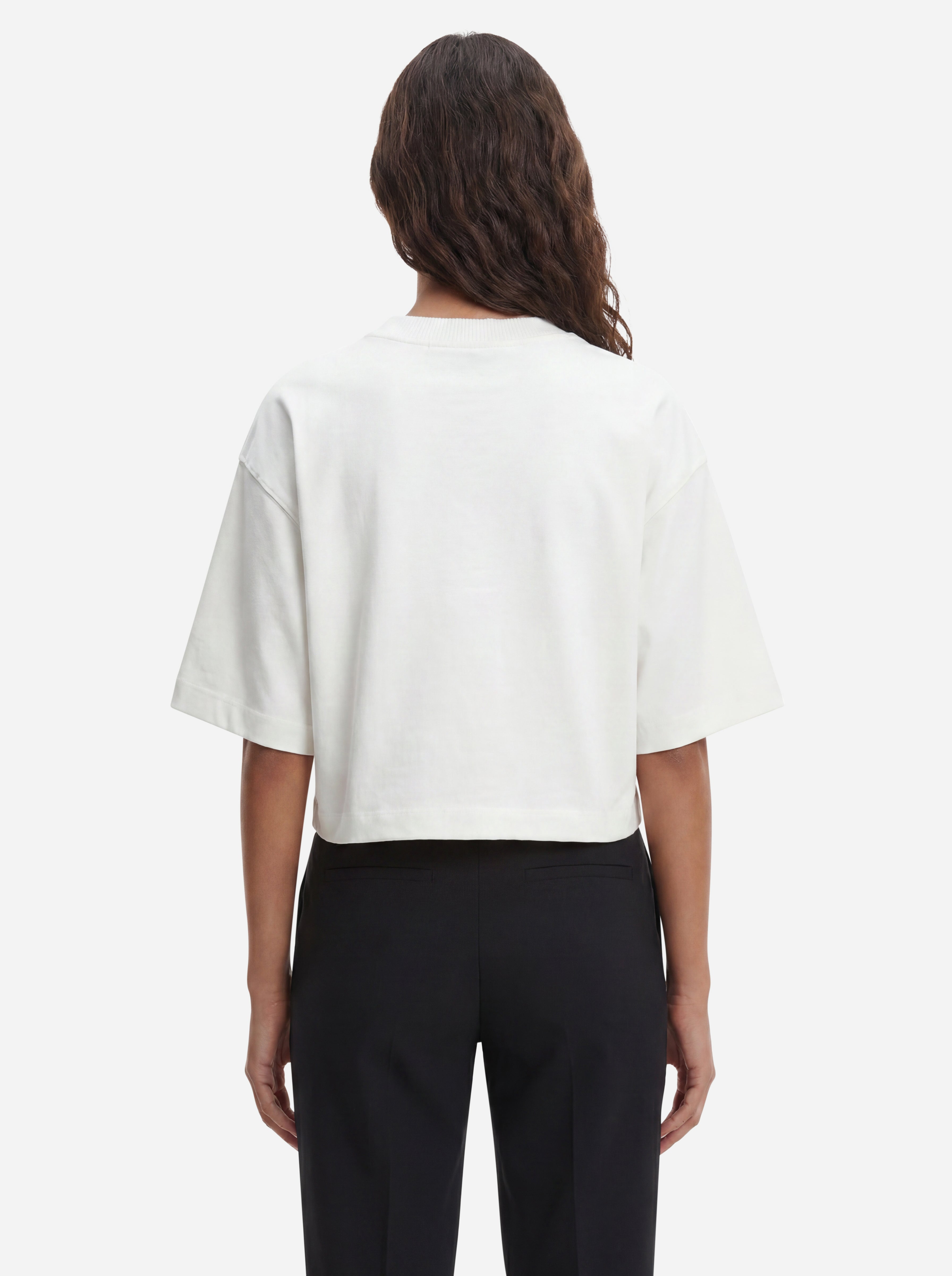 Calvin Klein Jeans Felpa Corta Maniche Corte con Logo