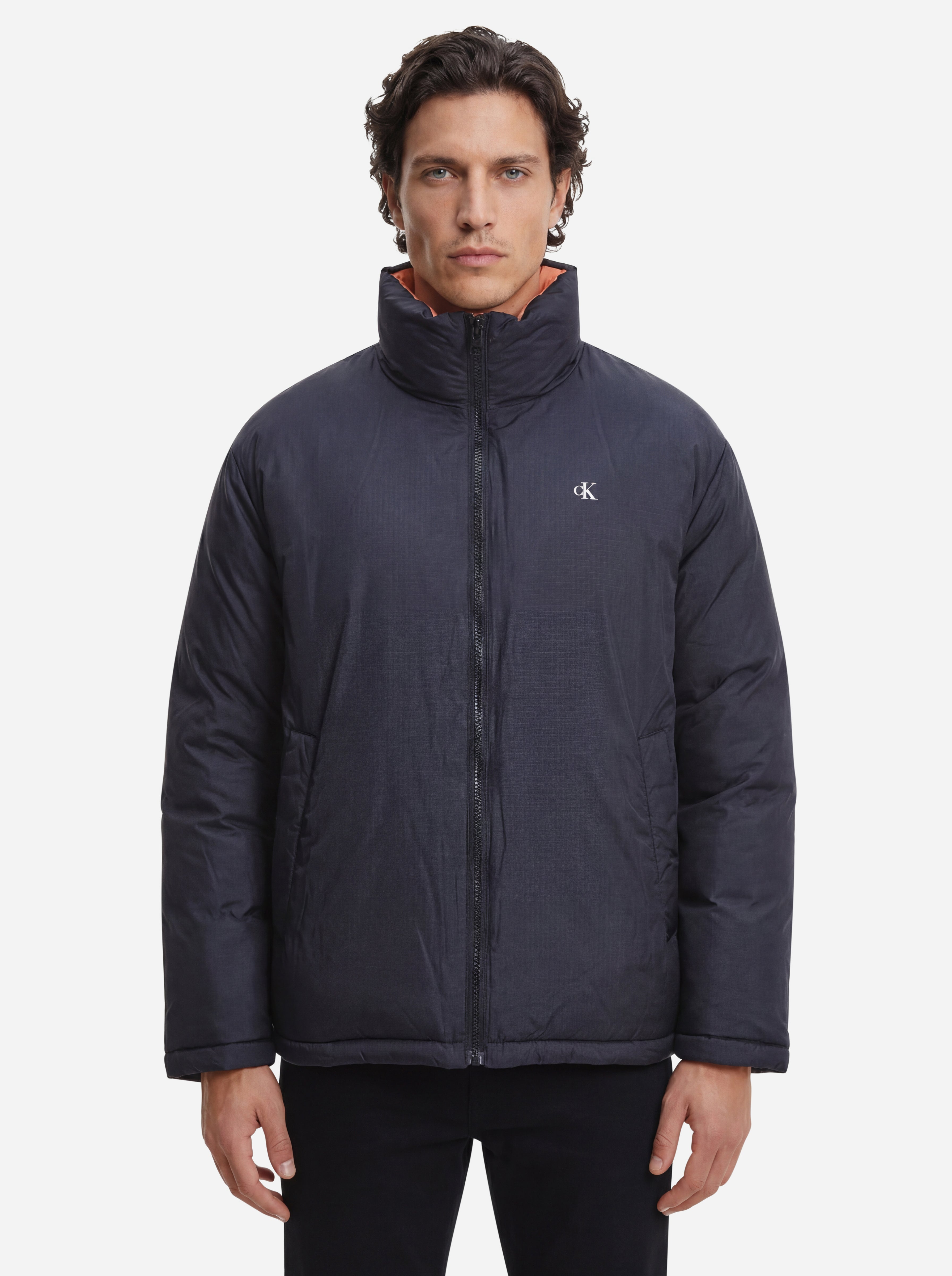 Calvin Klein Jeans CK Reversible Down Jacket Blue