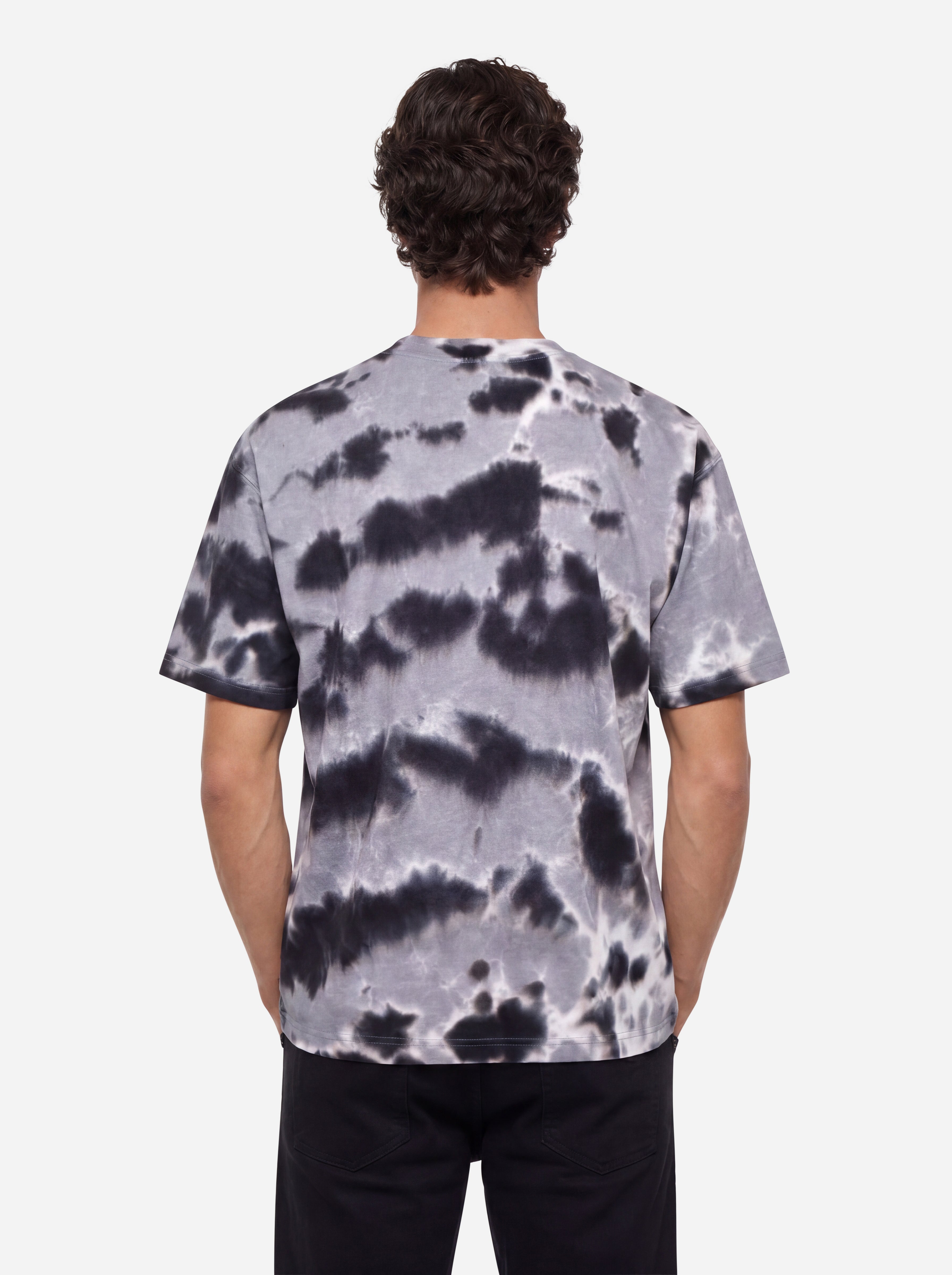 Diesel Tshirt Basic effetto Slavato Grigia