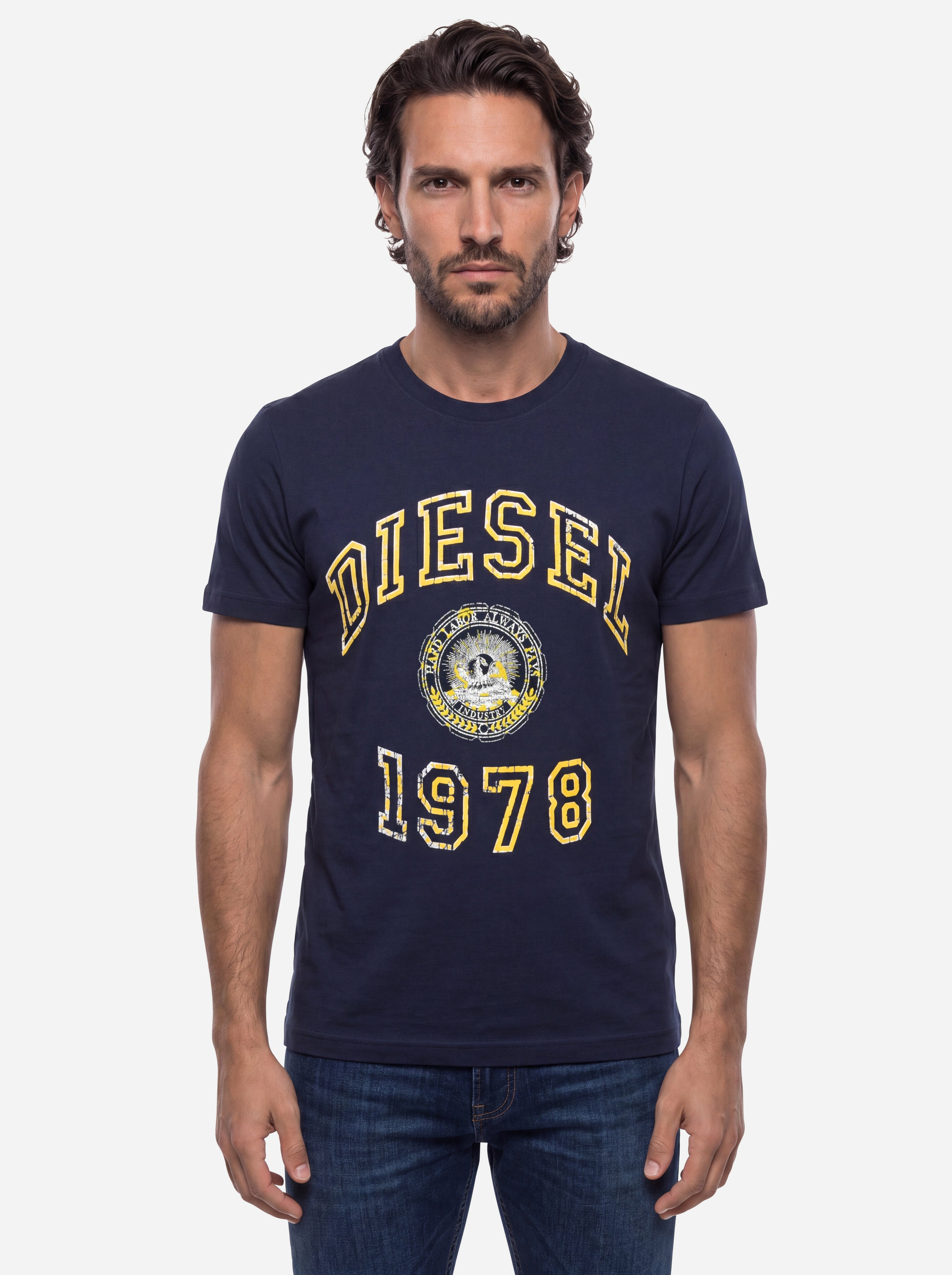 Diesel Tshirt Nera in Cotone