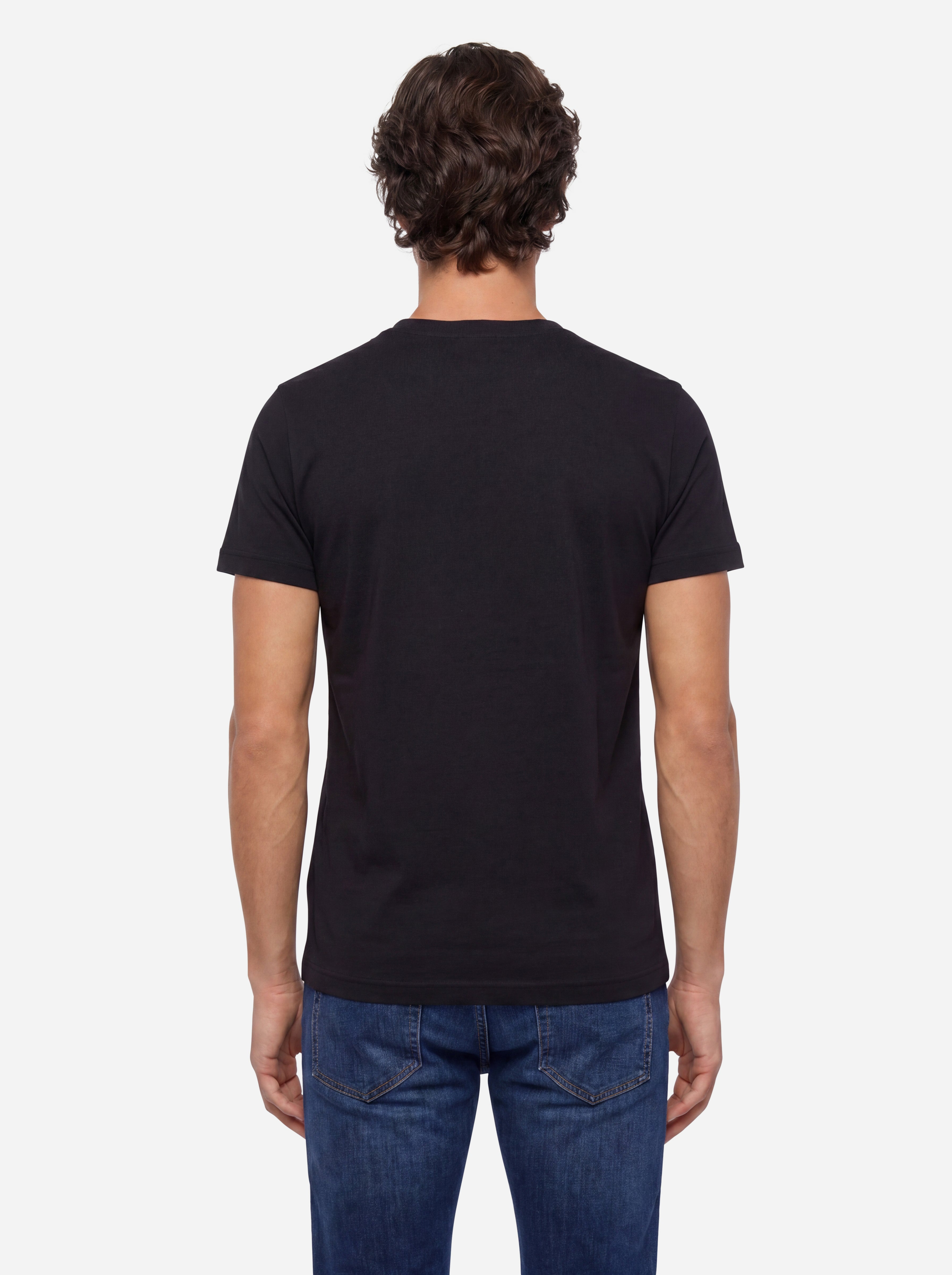 Diesel Tshirt Nera in Cotone