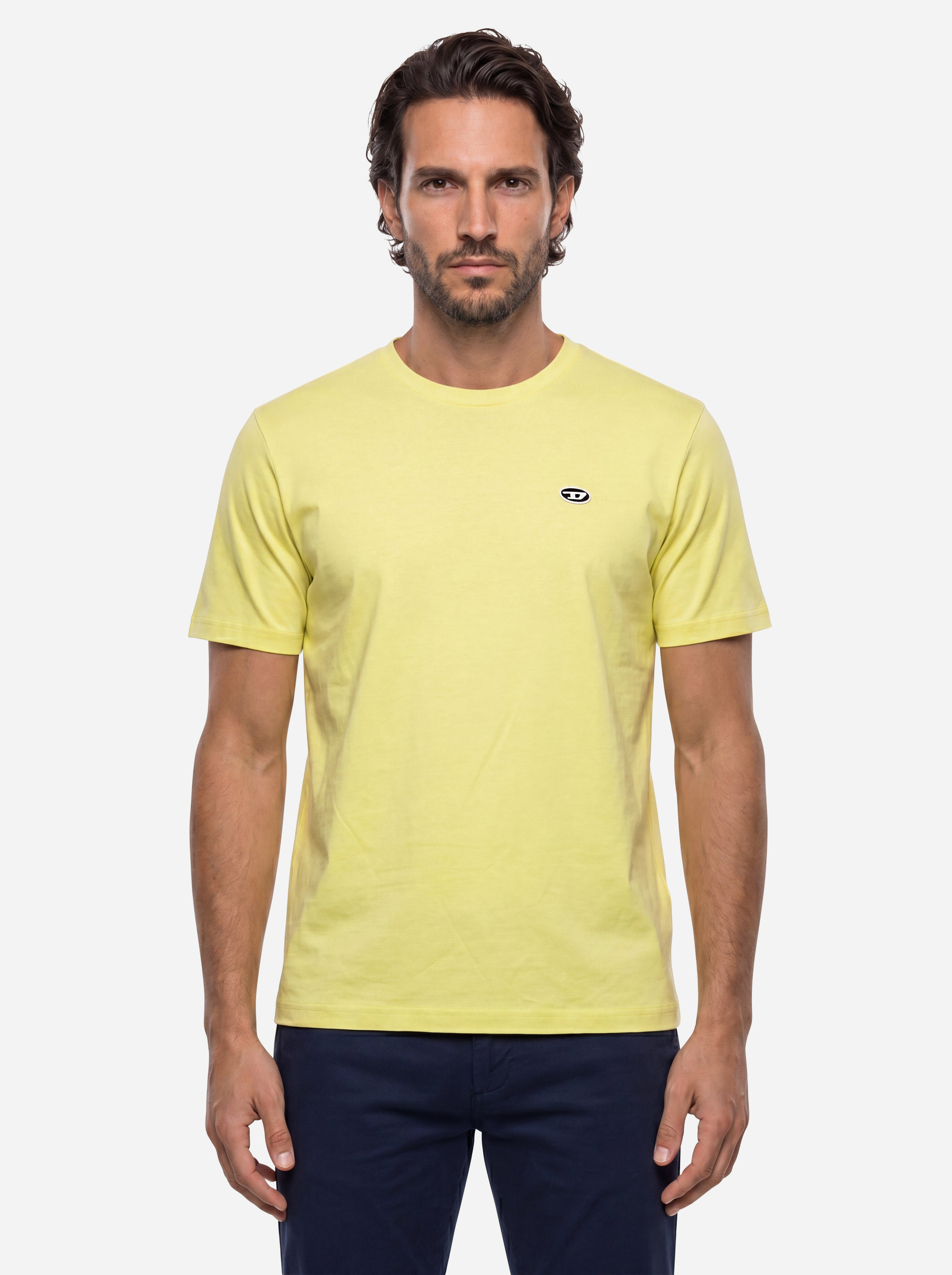 Diesel Tshirt Gialla con Logo