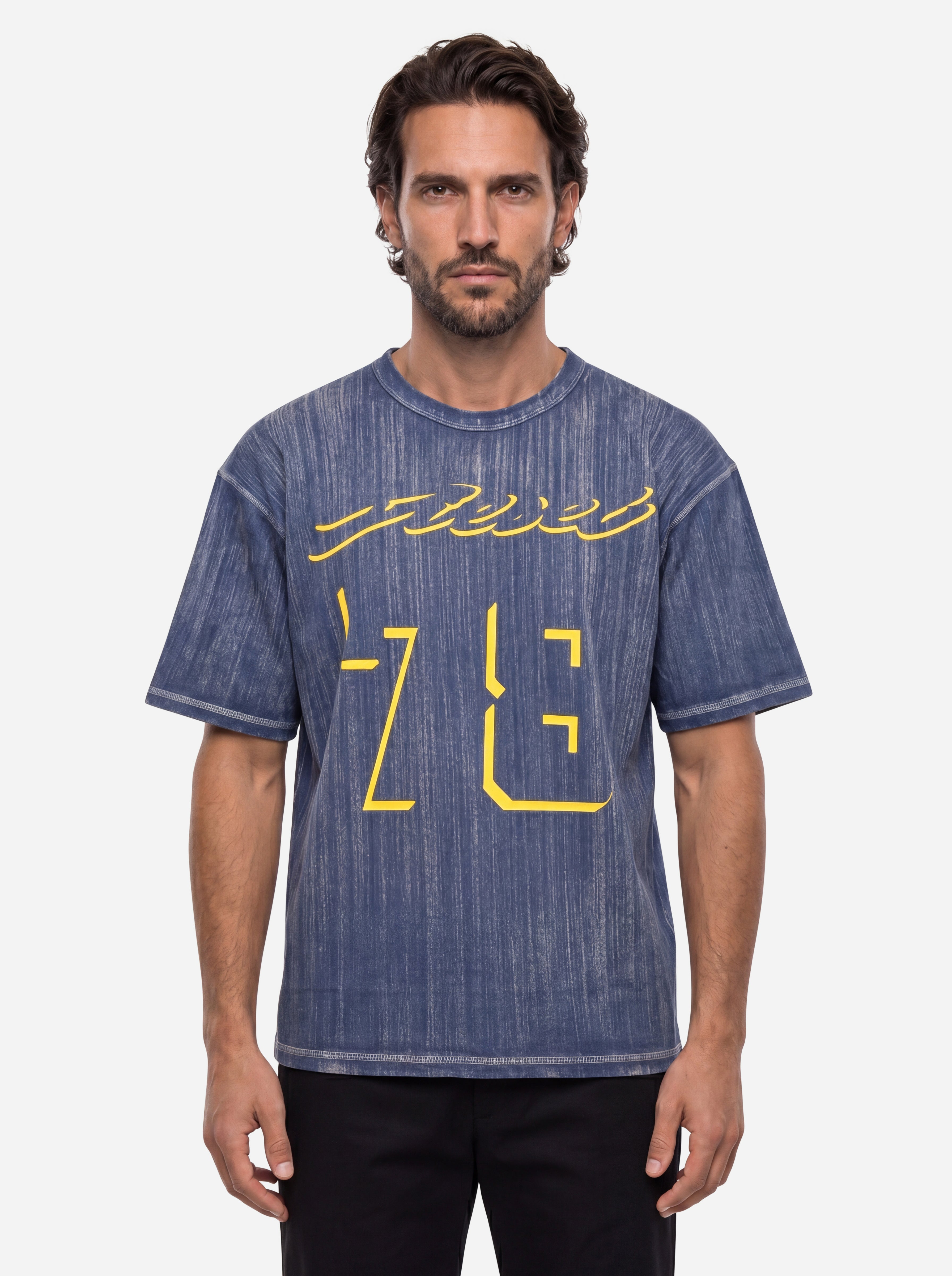 Diesel Tshirt Blu con Logo