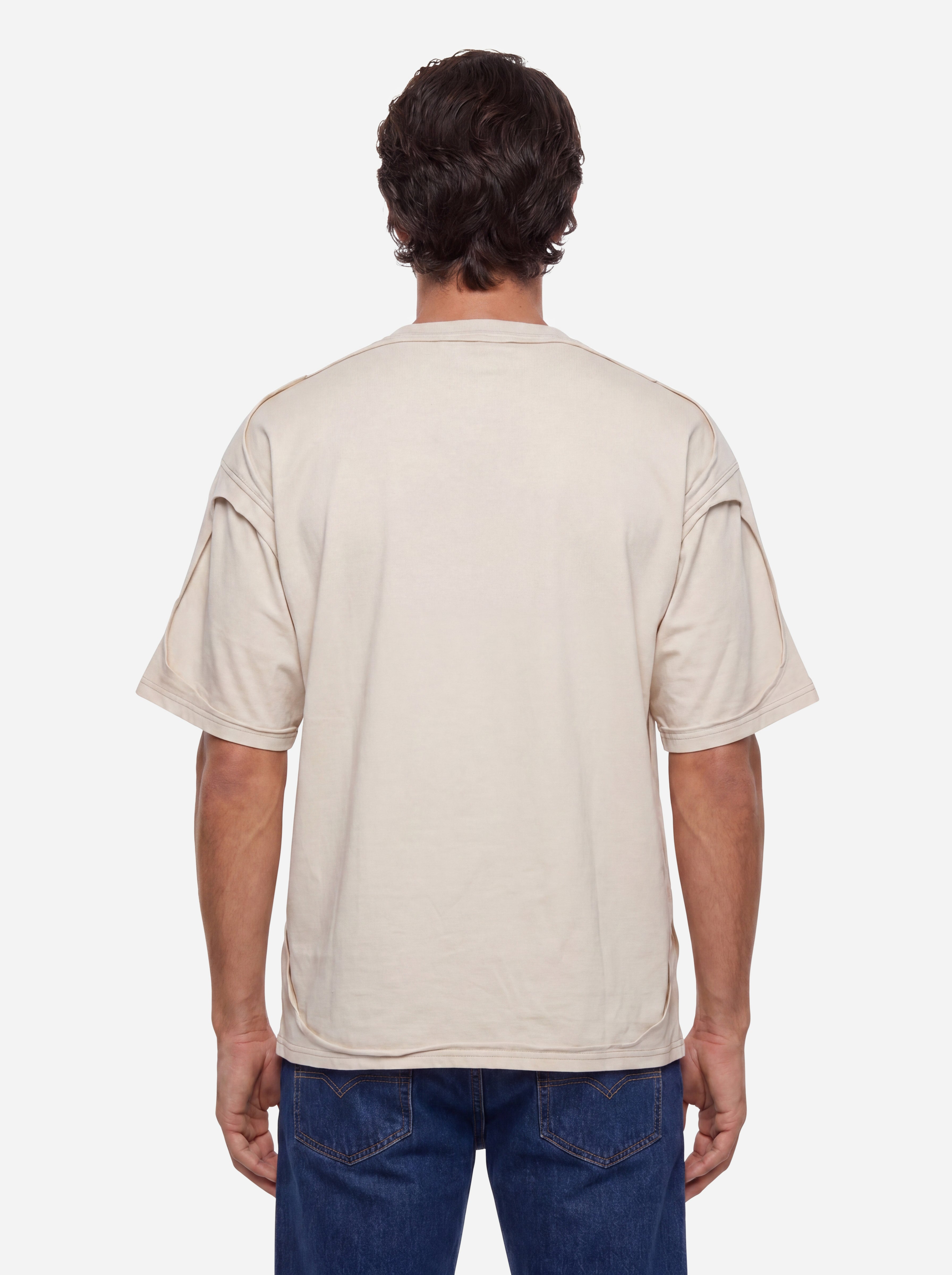 Diesel Tshirt Avorio con Logo